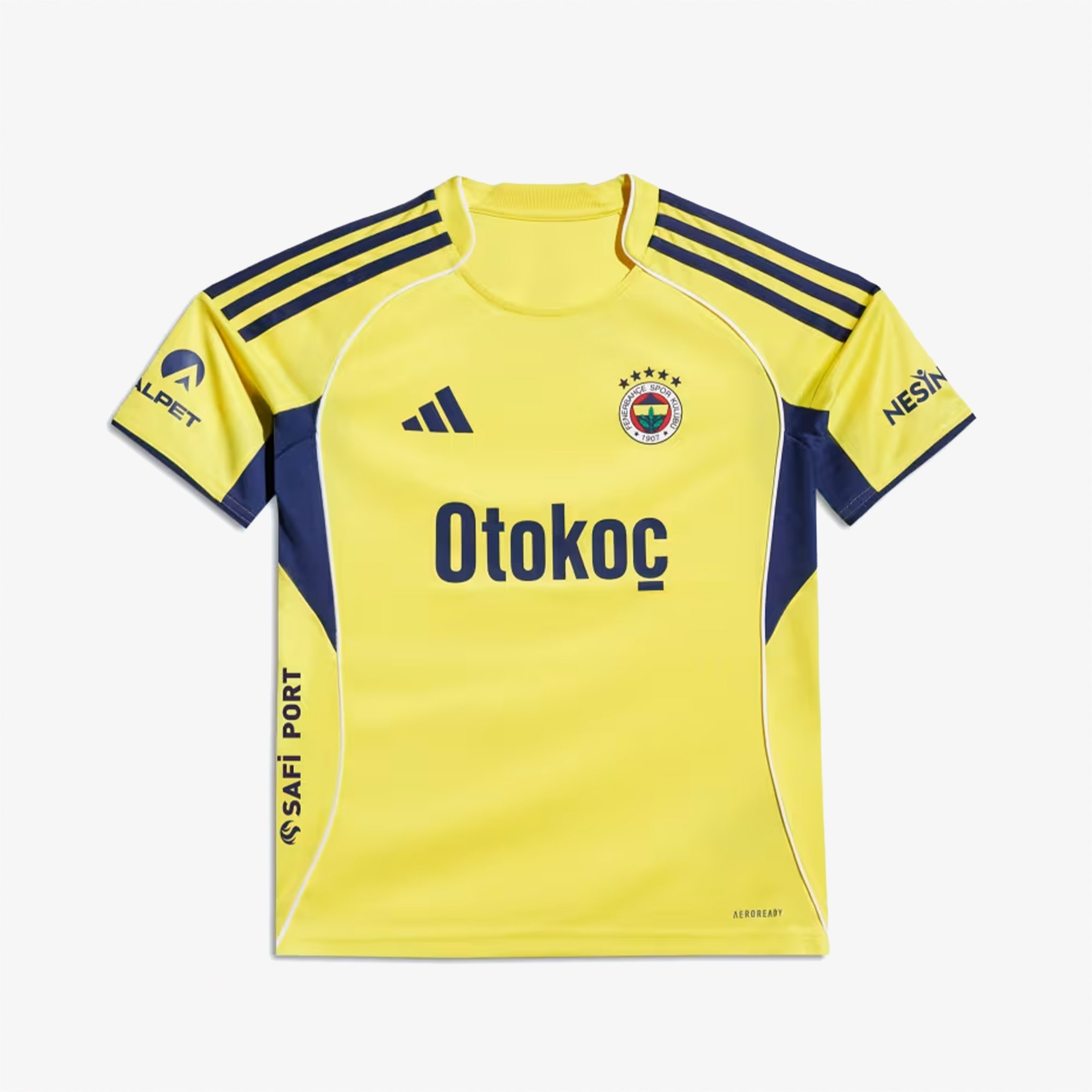 adidas Fenerbahçe 25-26 Çocuk Sarı Futbol Deplasman Forması