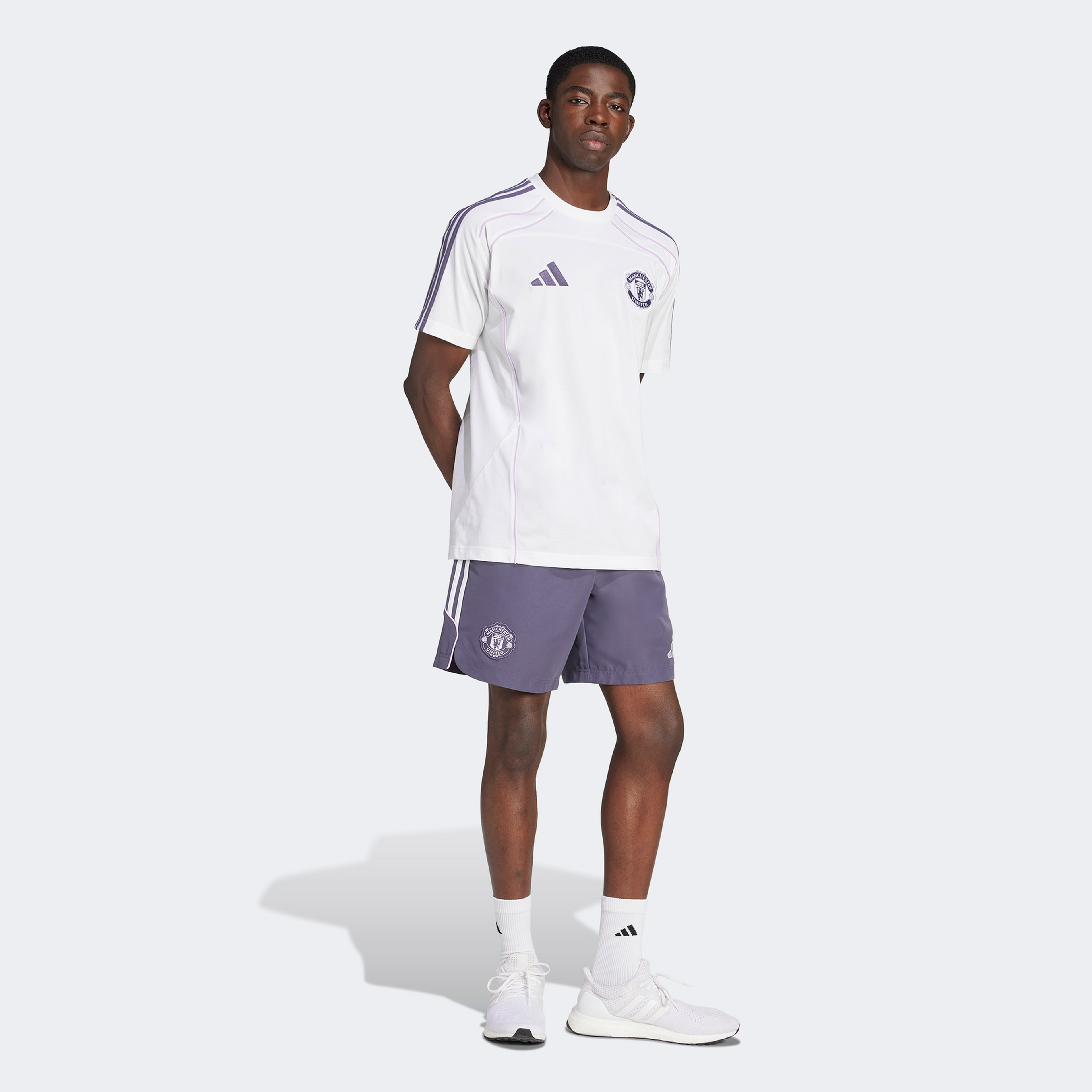 adidas Manchester United Ubp Erkek Beyaz Futbol T-Shirt