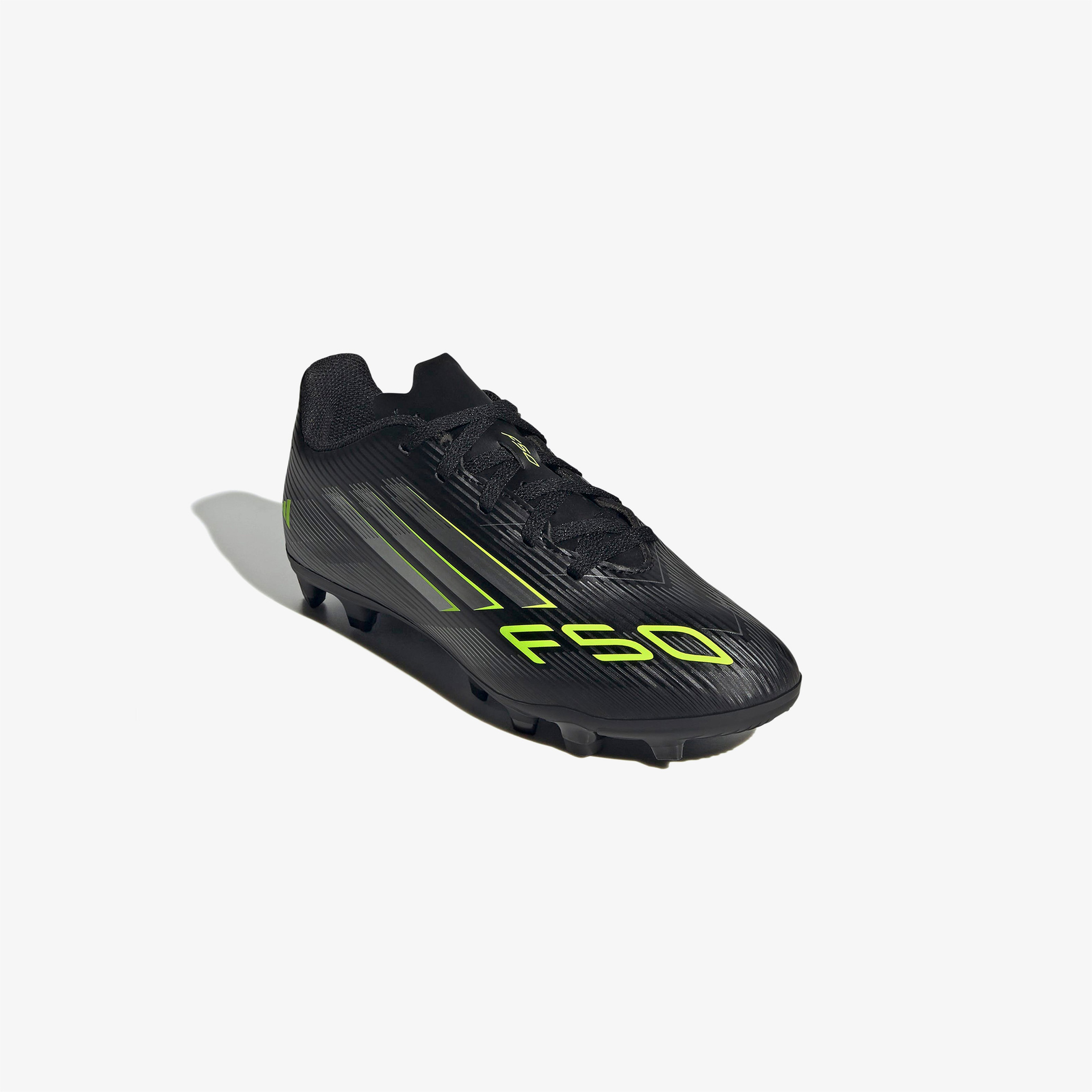 adidas F50 Club Firm-Multi Ground Çocuk Siyah Çim Saha Kramponu