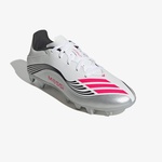 adidas F50 Messi Club Firm-Multi Ground Erkek Beyaz Çim Saha Kramponu