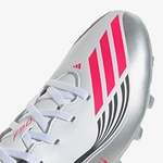 adidas F50 Messi Club Firm-Multi Ground Erkek Beyaz Çim Saha Kramponu