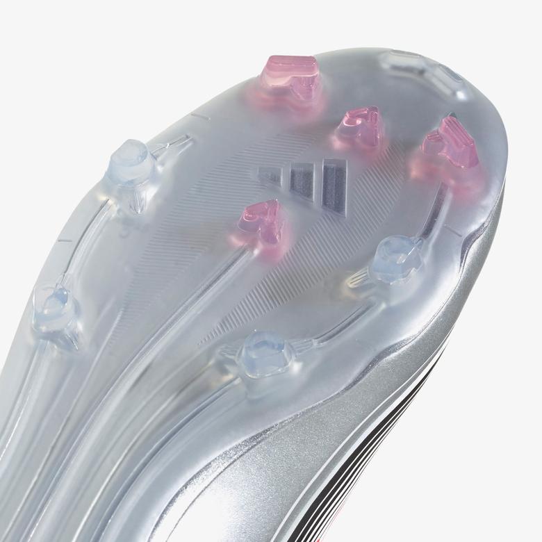 adidas F50 Messi League Firm-Multi Ground Erkek Beyaz Çim Saha Kramponu