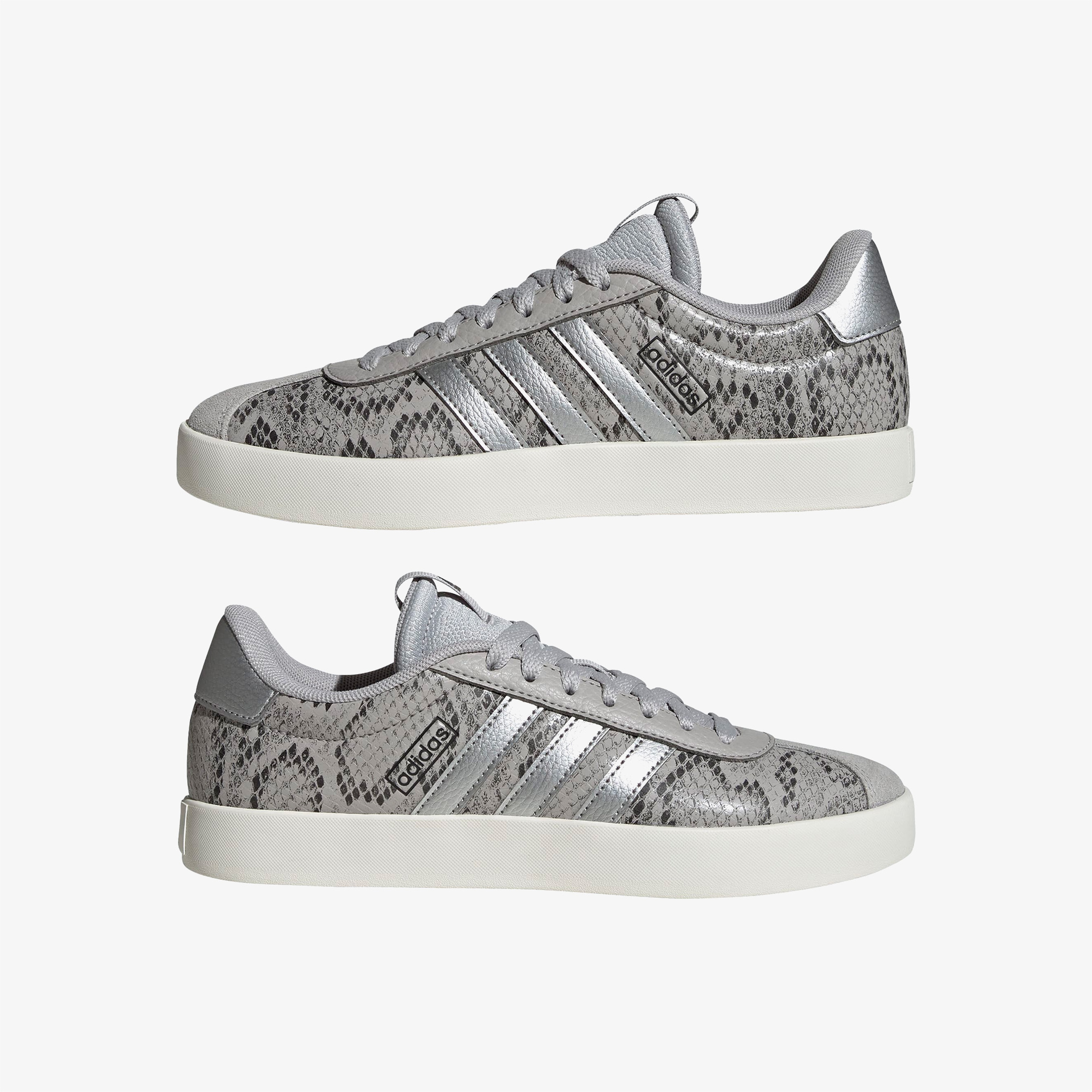adidas VL Court 3.0 Kadın Gri Spor Ayakkabı