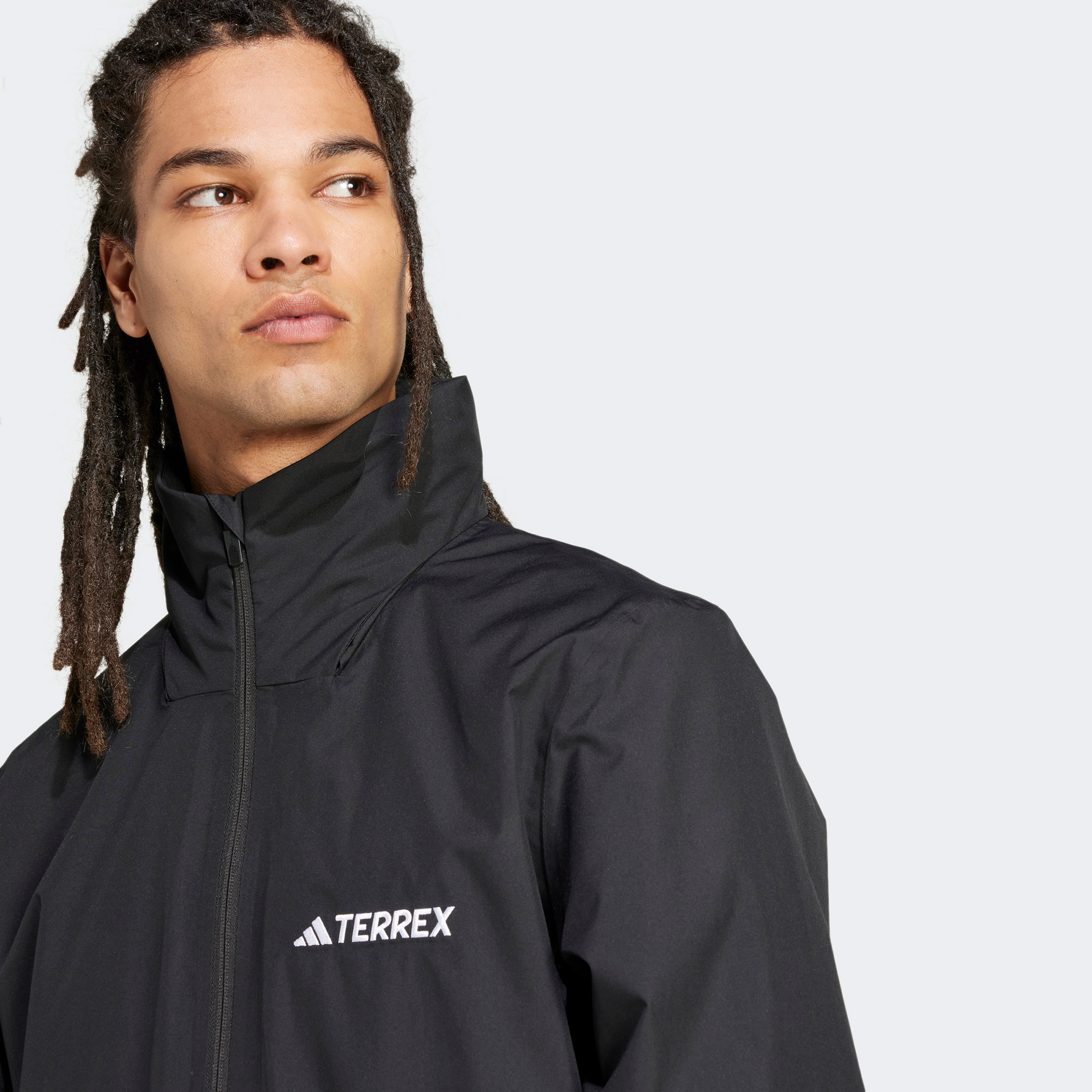 adidas Multi Essentials 2L Erkek Siyah Yağmurluk