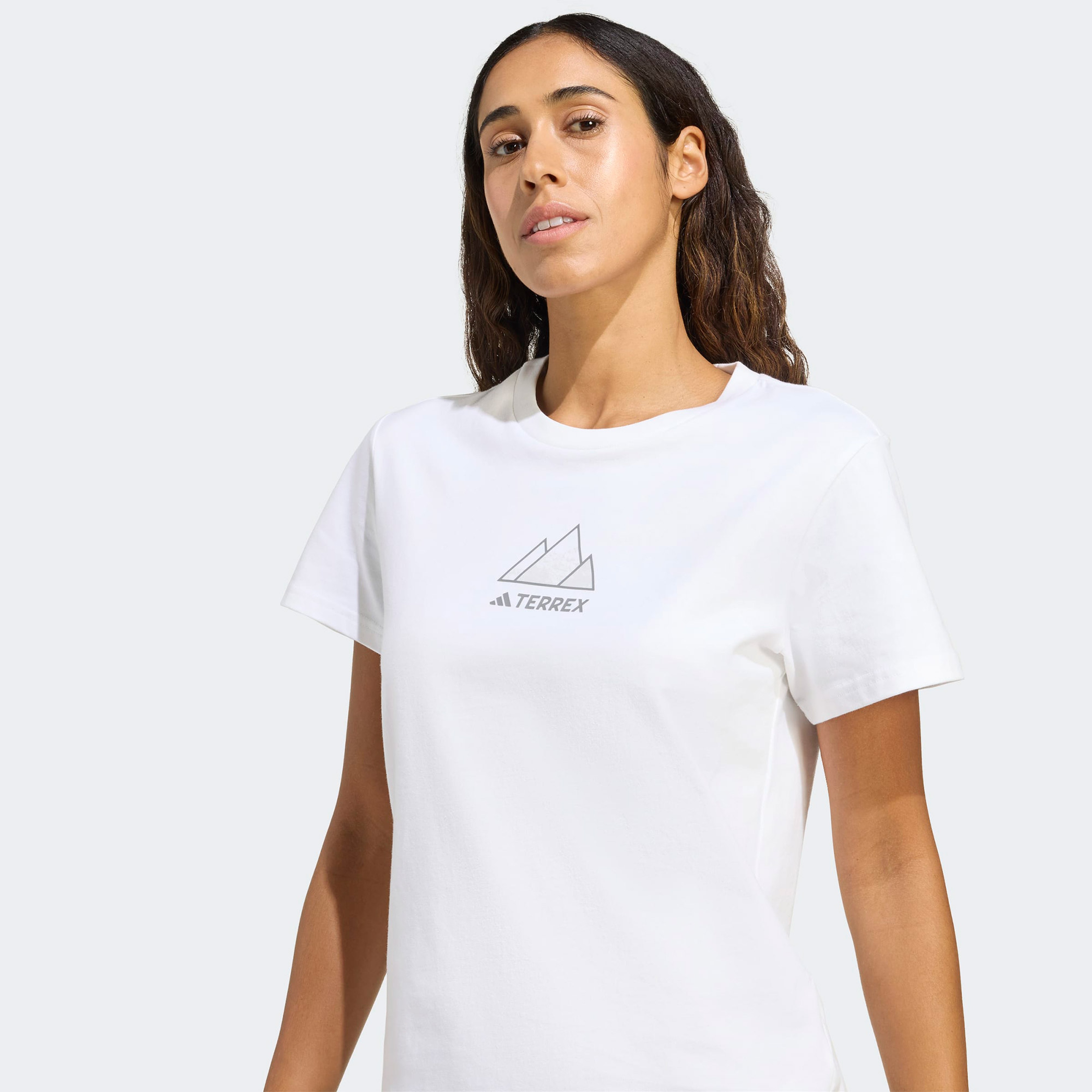 adidas Athlete Kadın Beyaz Yürüyüş T-Shirt