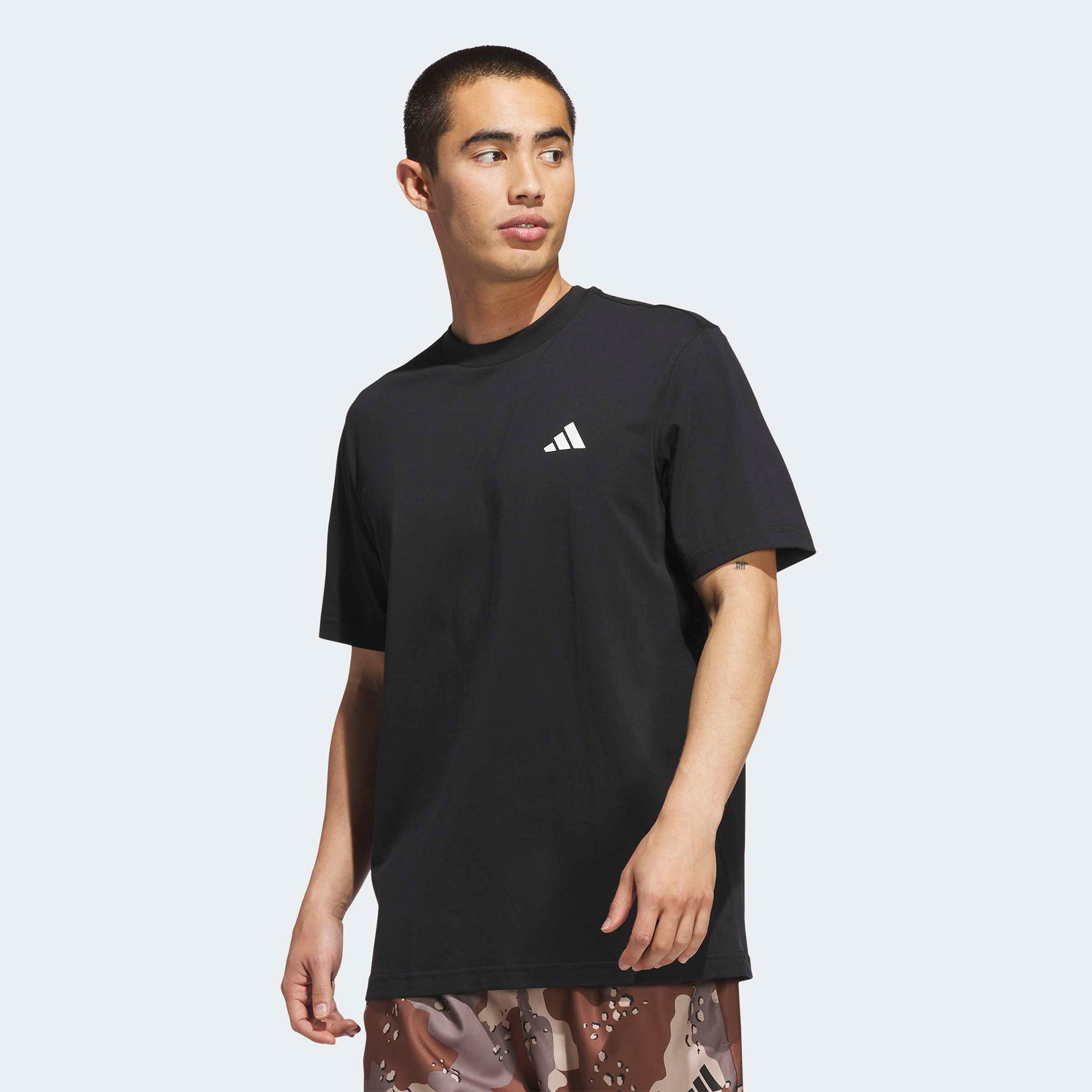 adidas Basketball Grafik Erkek Siyah Basketbol T-Shirt