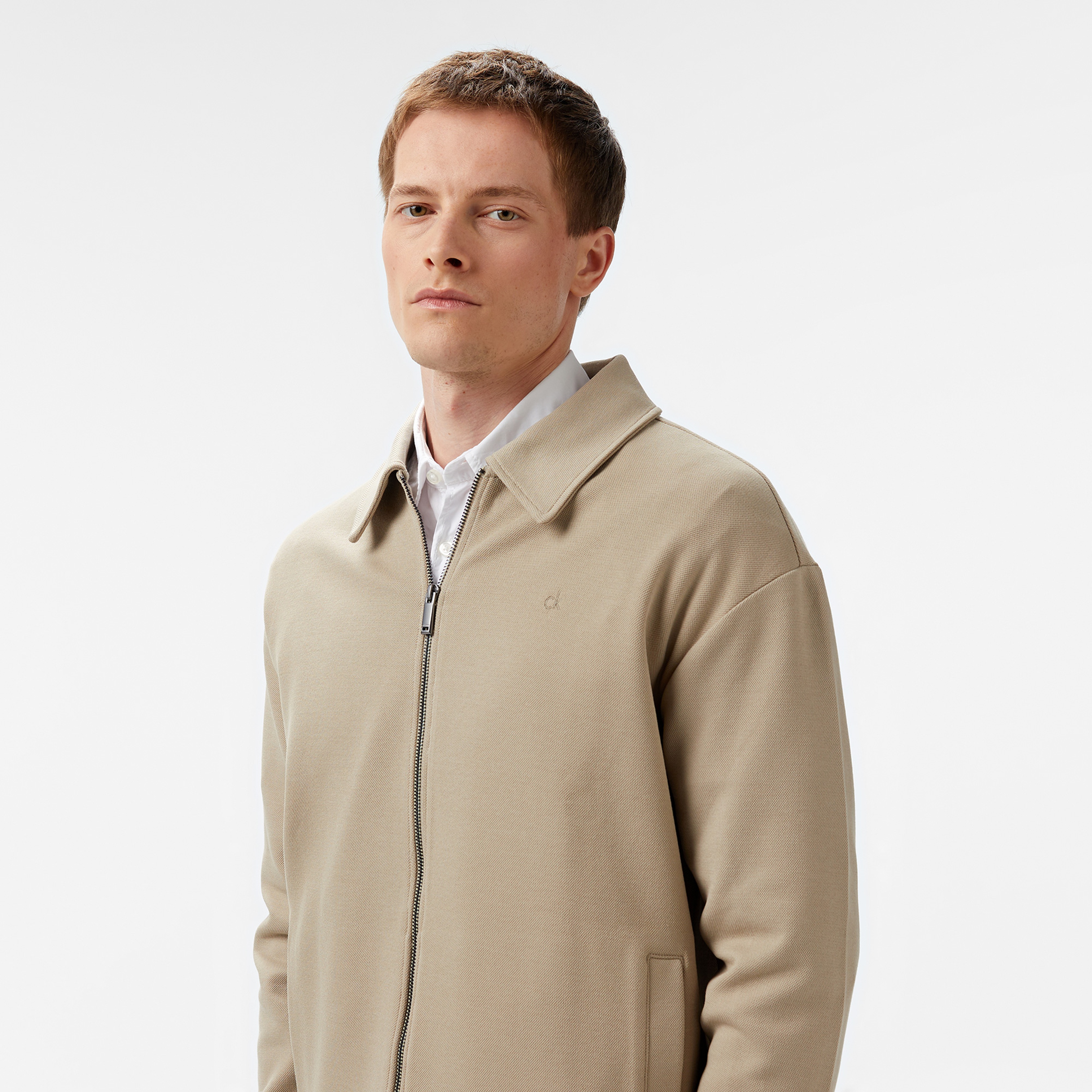 Calvin Klein Erkek Gri Sweatshirt