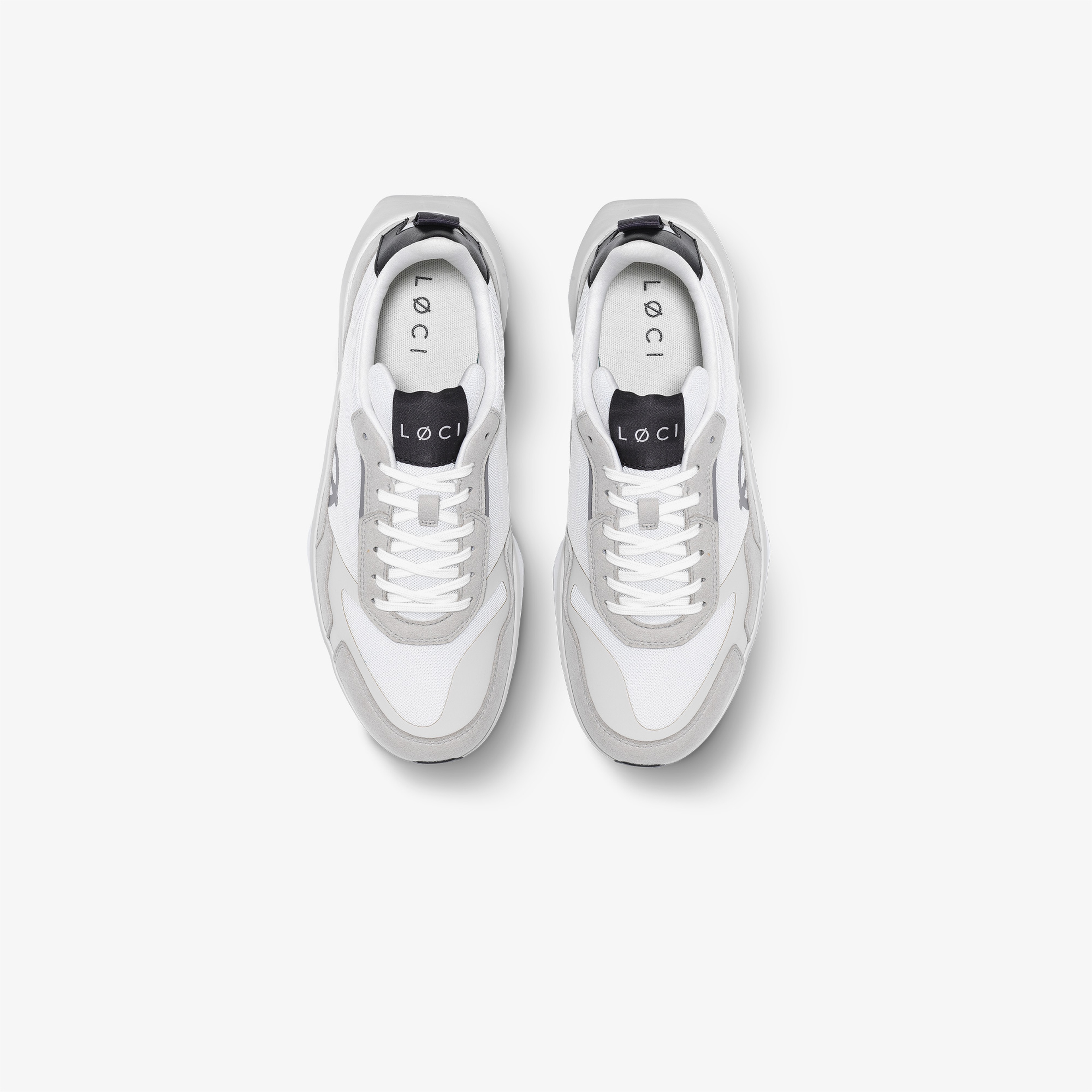 Loci Flo Unisex Beyaz/Gri Spor Ayakkabı