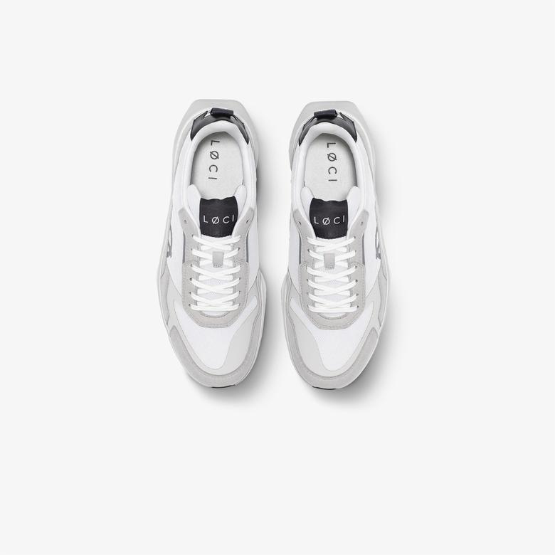 Loci Flo Unisex Beyaz/Gri Spor Ayakkabı