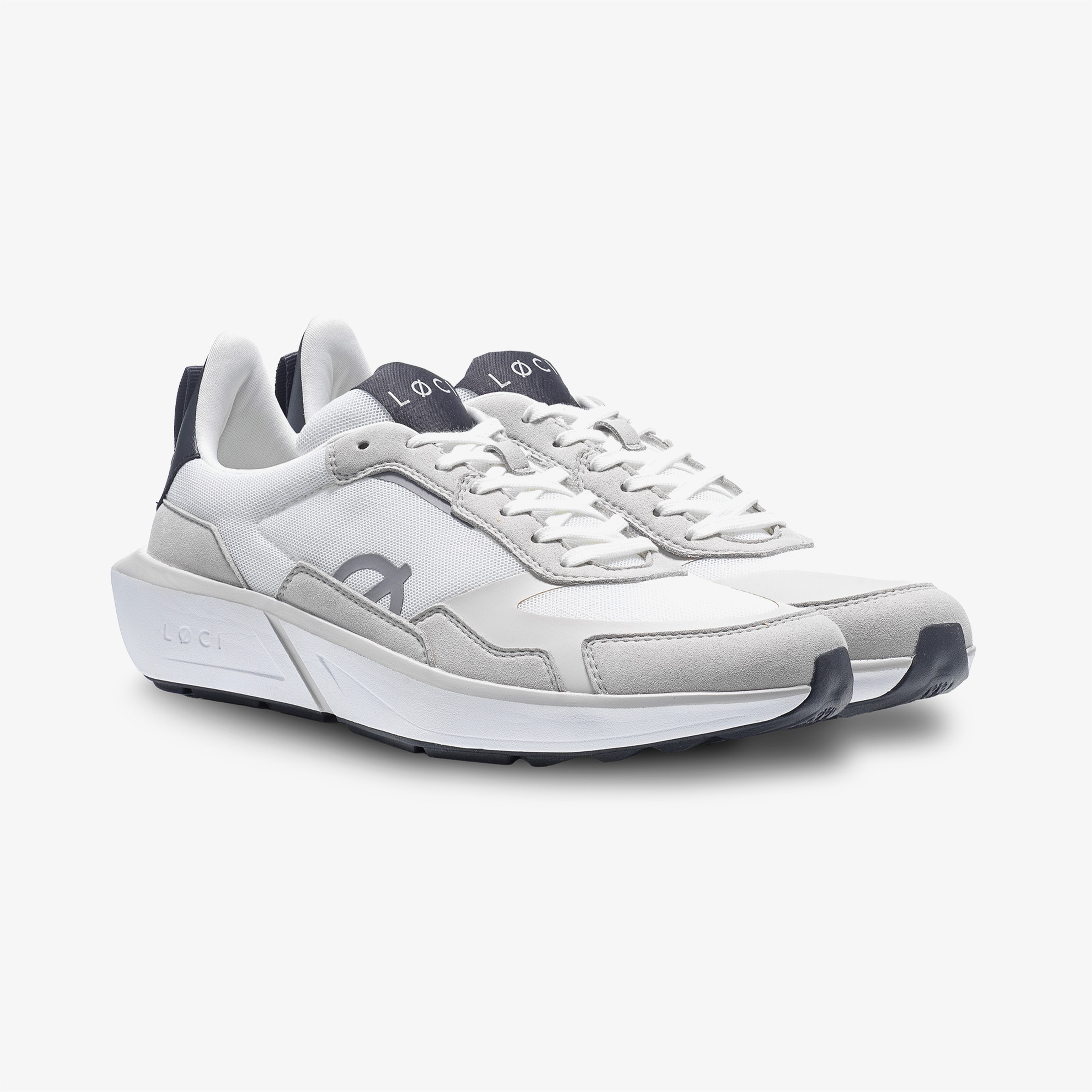 Loci Flo Unisex Beyaz/Gri Spor Ayakkabı