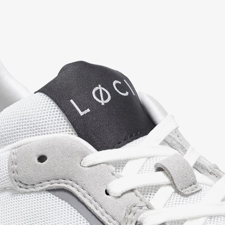 Loci Flo Unisex Beyaz/Gri Spor Ayakkabı