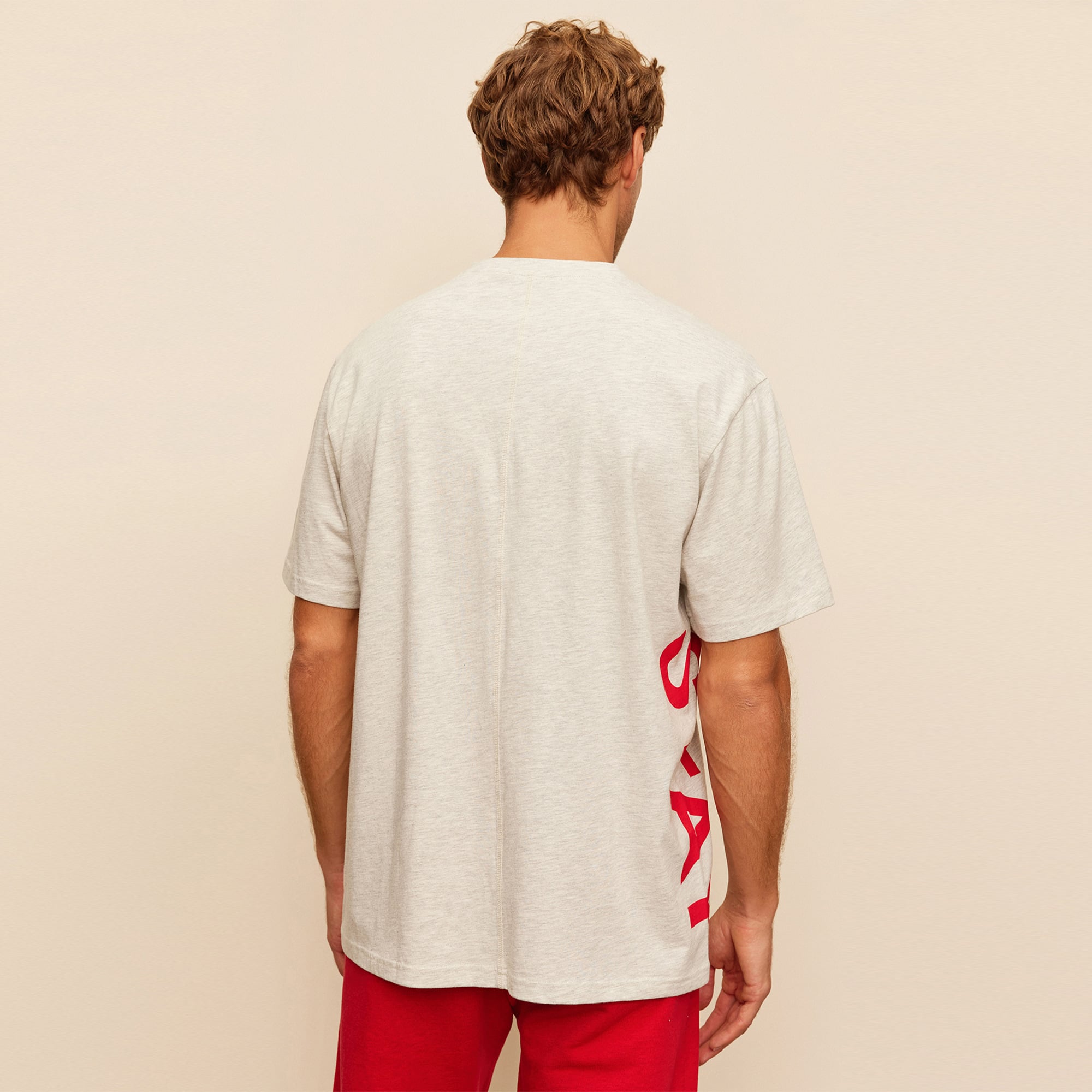 The Stay Line Soley Unisex Bej T-Shirt