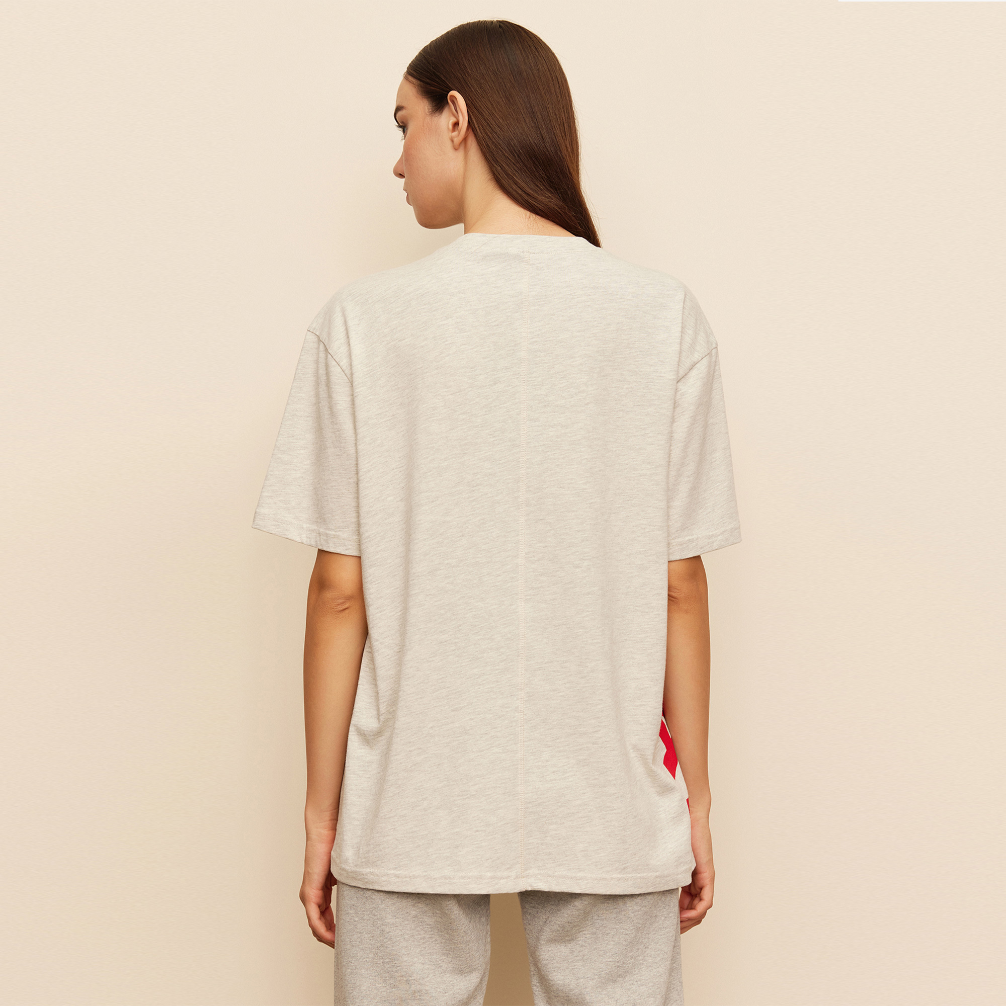 The Stay Line Soley Unisex Bej T-Shirt