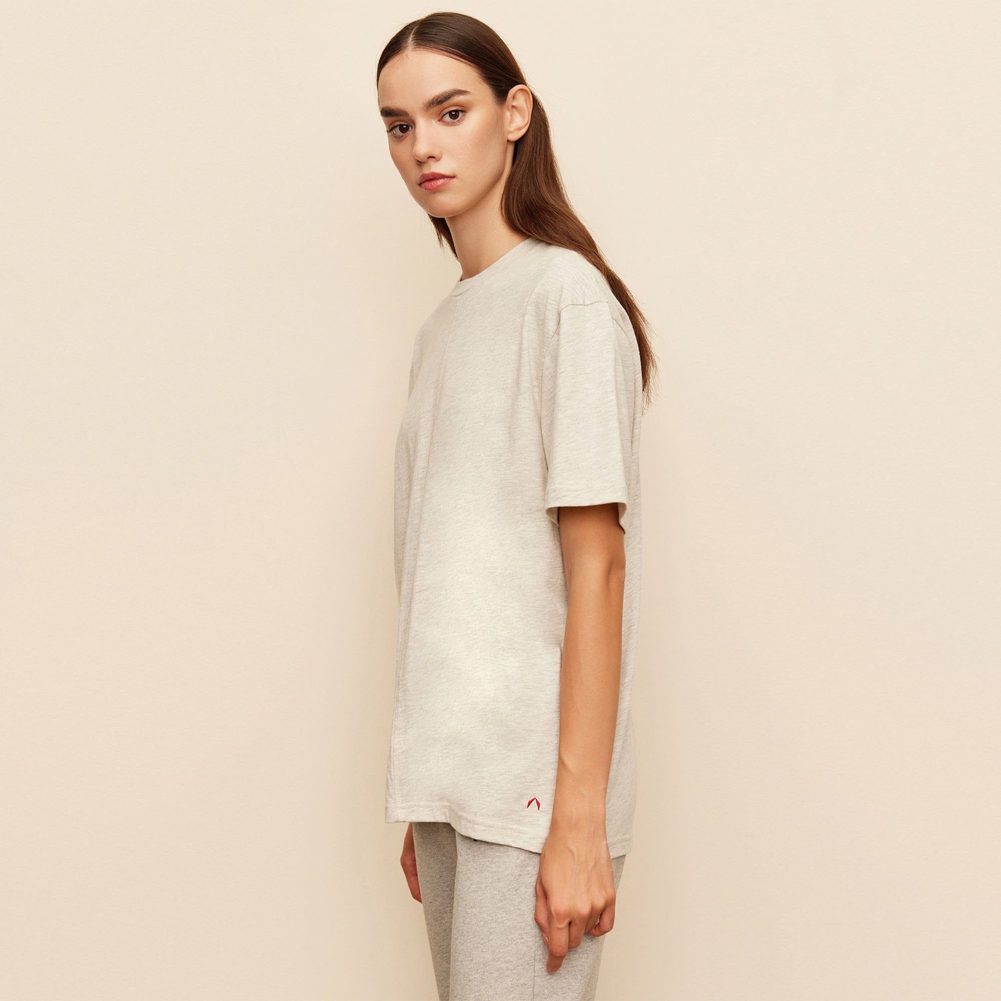 The Stay Line Soley Unisex Bej T-Shirt