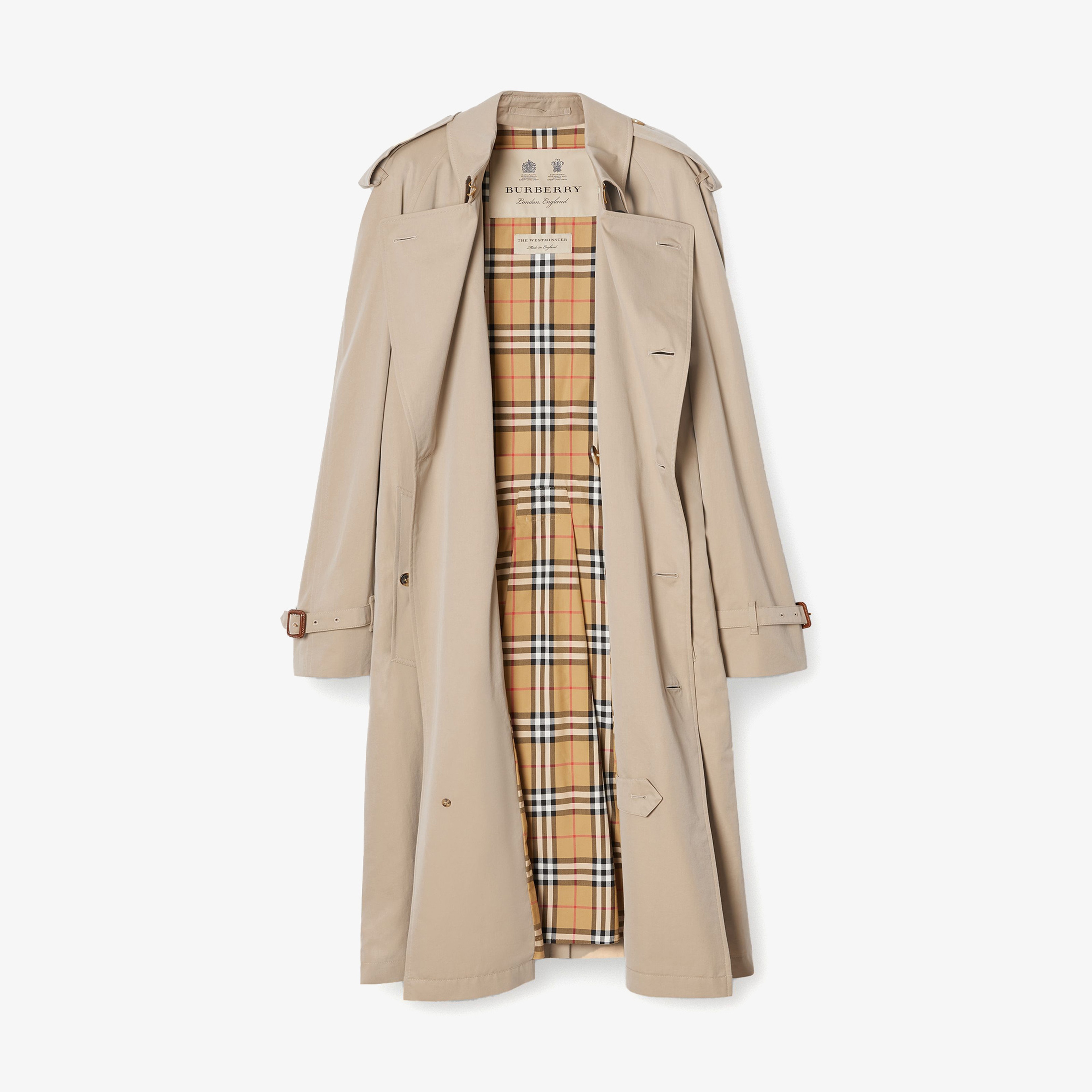 Burberry The Westminster Heritage Erkek Bej Trençkot