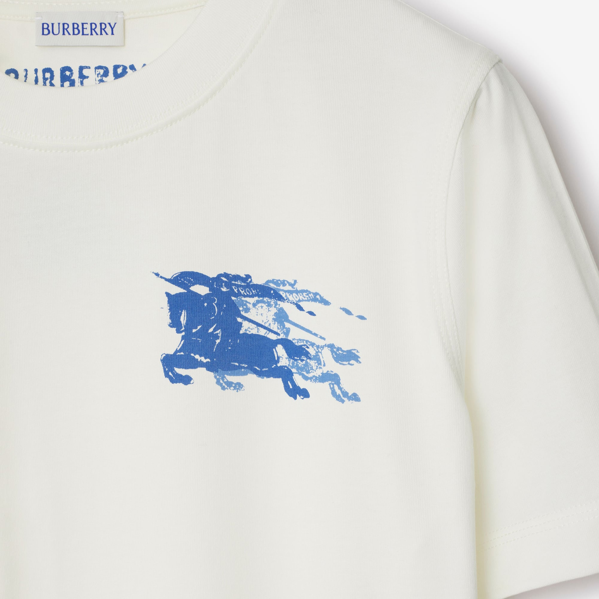 Burberry For Cotton Kadın Beyaz T-ShirtXS8109158| Occasion