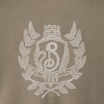 Burberry Smt Crest Wool Erkek Gri Polo