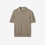 Burberry Smt Crest Wool Erkek Gri Polo