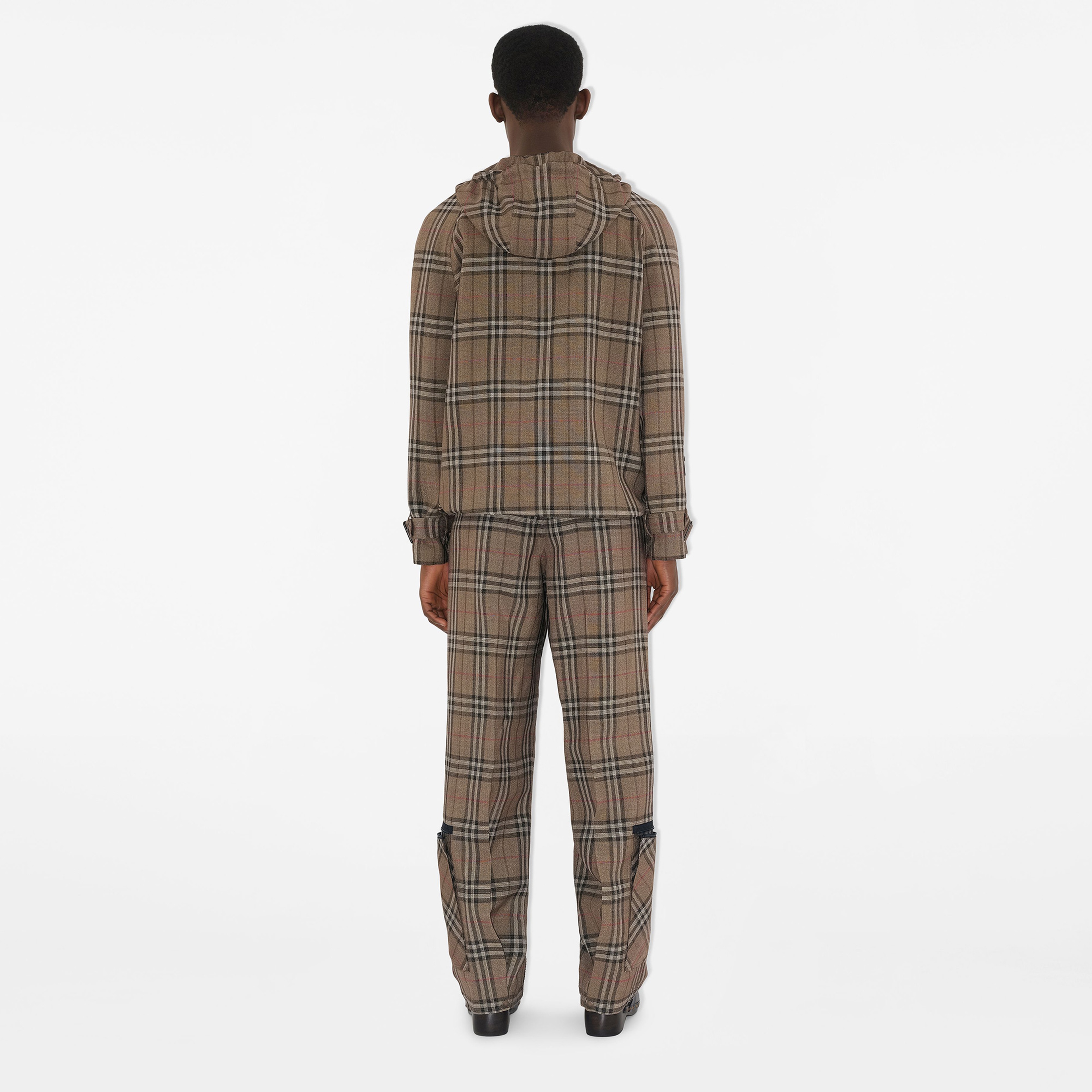 Burberry Giu Silk Blend Cargo Erkek Haki Pantolon