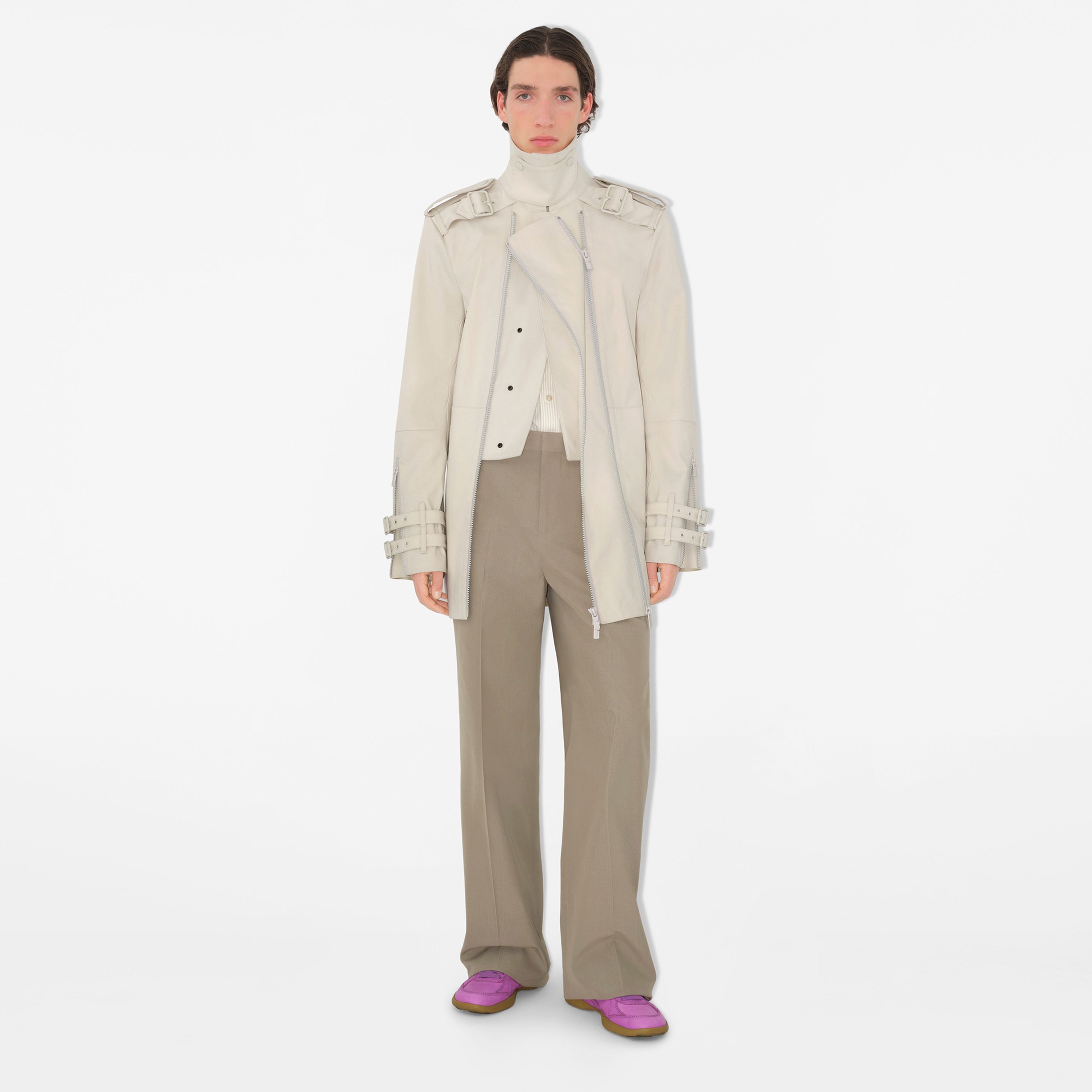 Burberry Sip Erkek Krem Gömlek