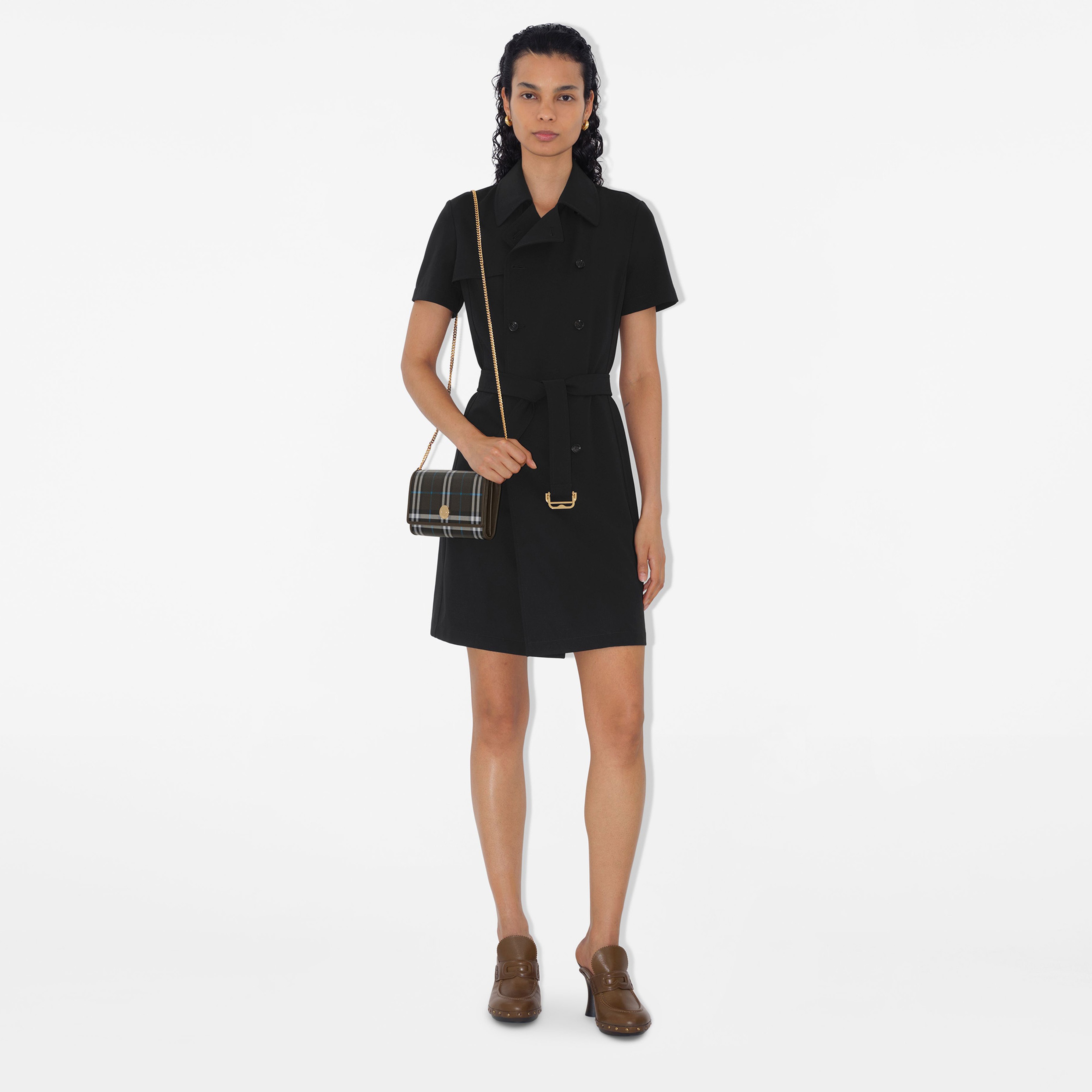 Burberry Hannah Chain Strap Kadın Haki El Çantası