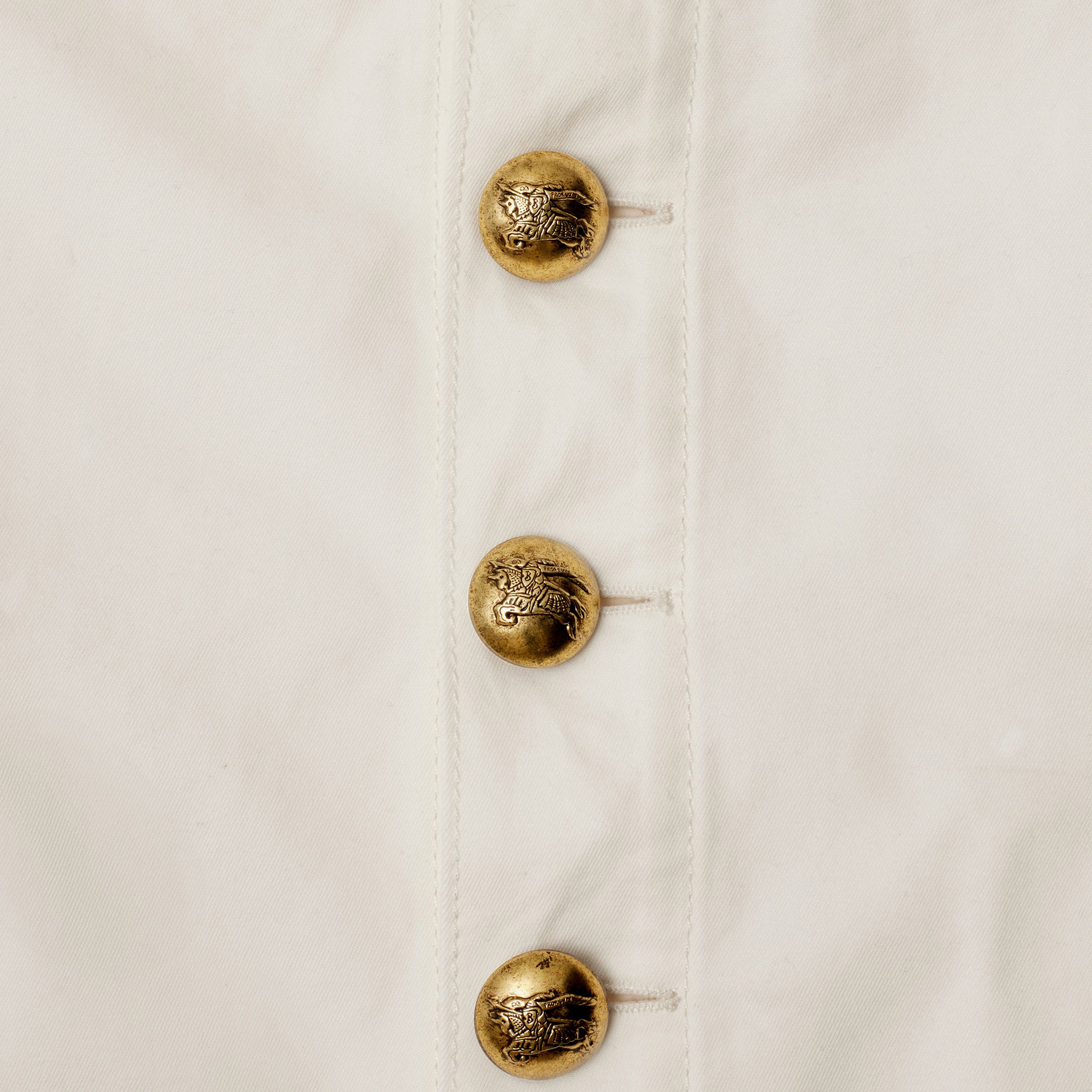 Burberry Pro Cotton Mini Kadın Beyaz Etek