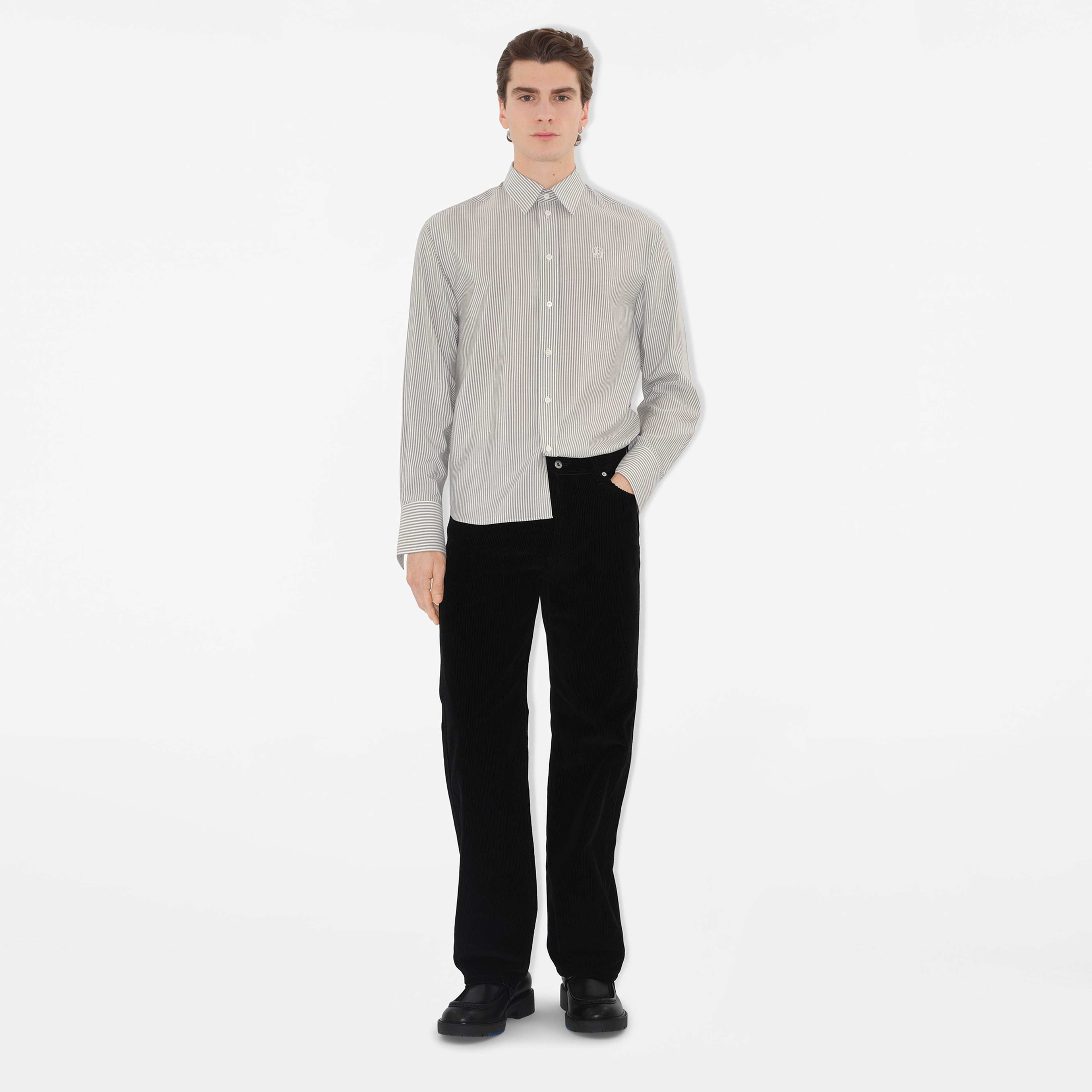 Burberry Sip Erkek Siyah Gömlek