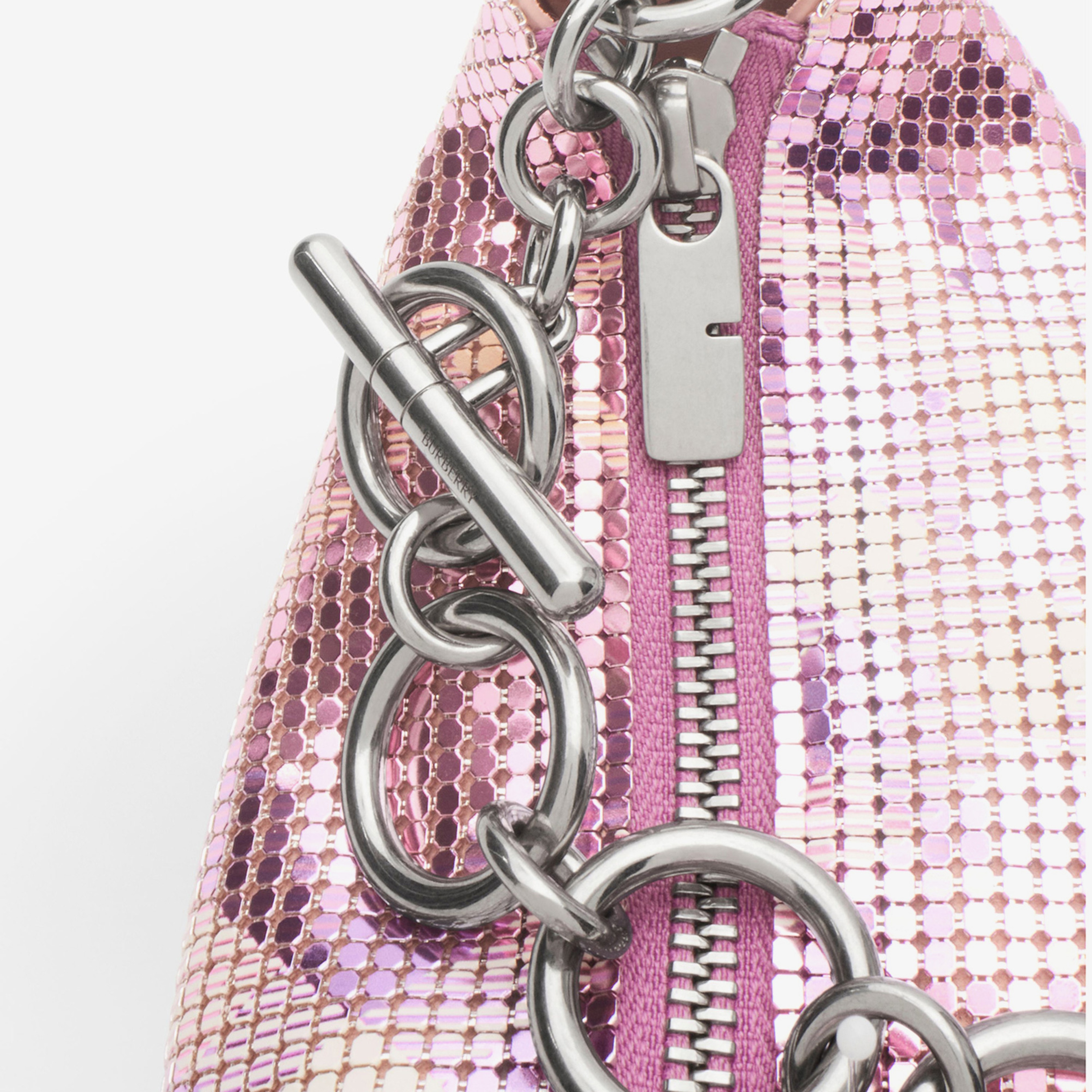 Burberry Chainmail Eve Pouch Kadın Mor El Çantası