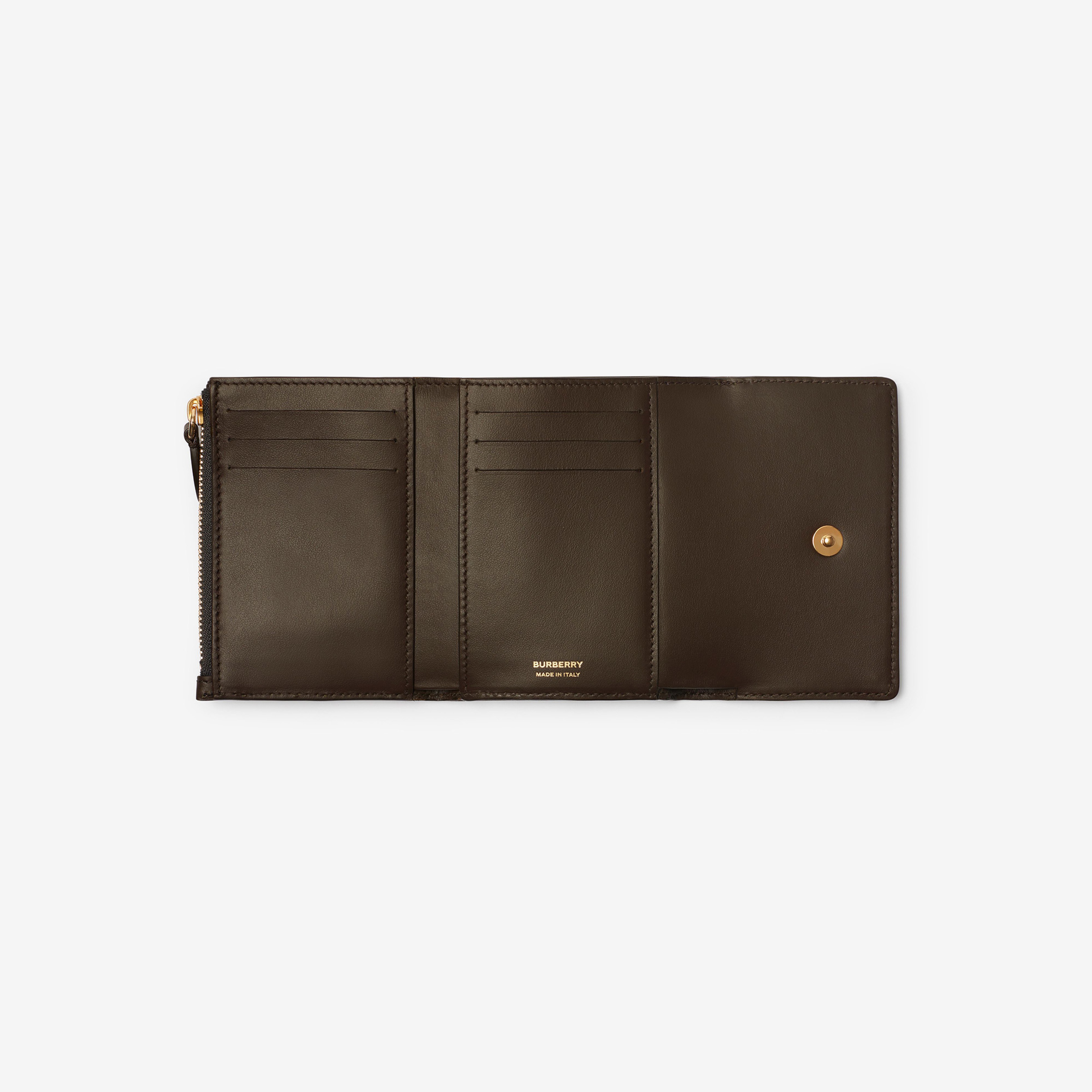 Burberry Lancaster Small Folding Kadın Haki Cüzdan