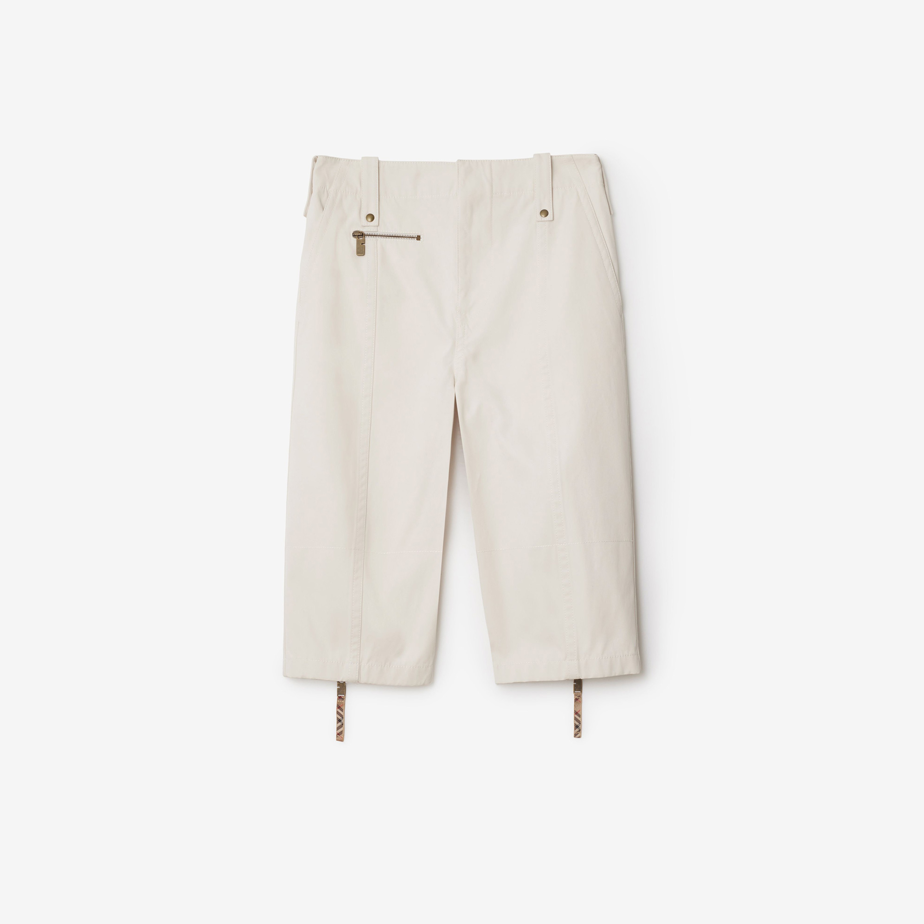 Burberry Cie Cotton Kadın Krem Pantolon