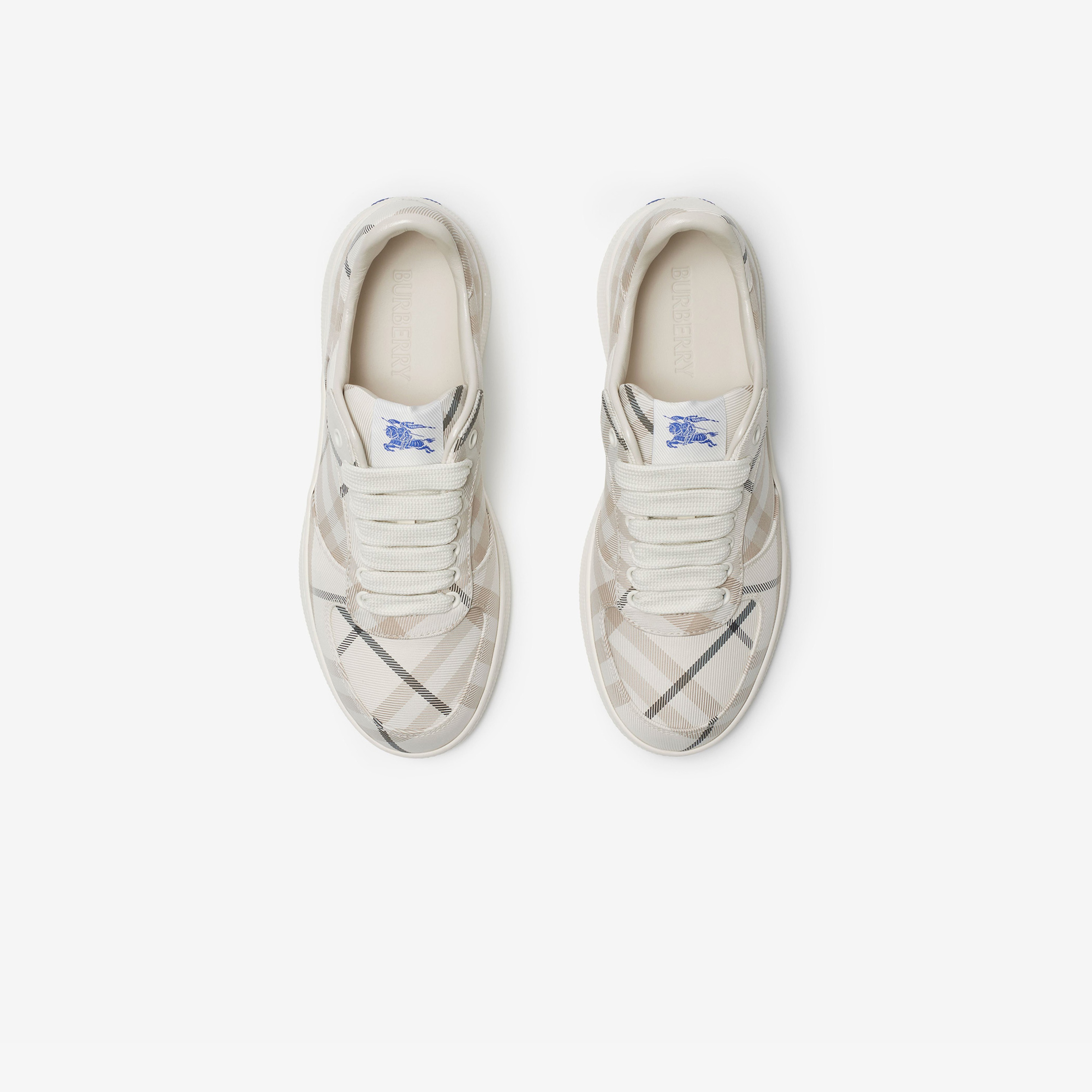 Burberry New Terrace Kadın Krem Sneakers