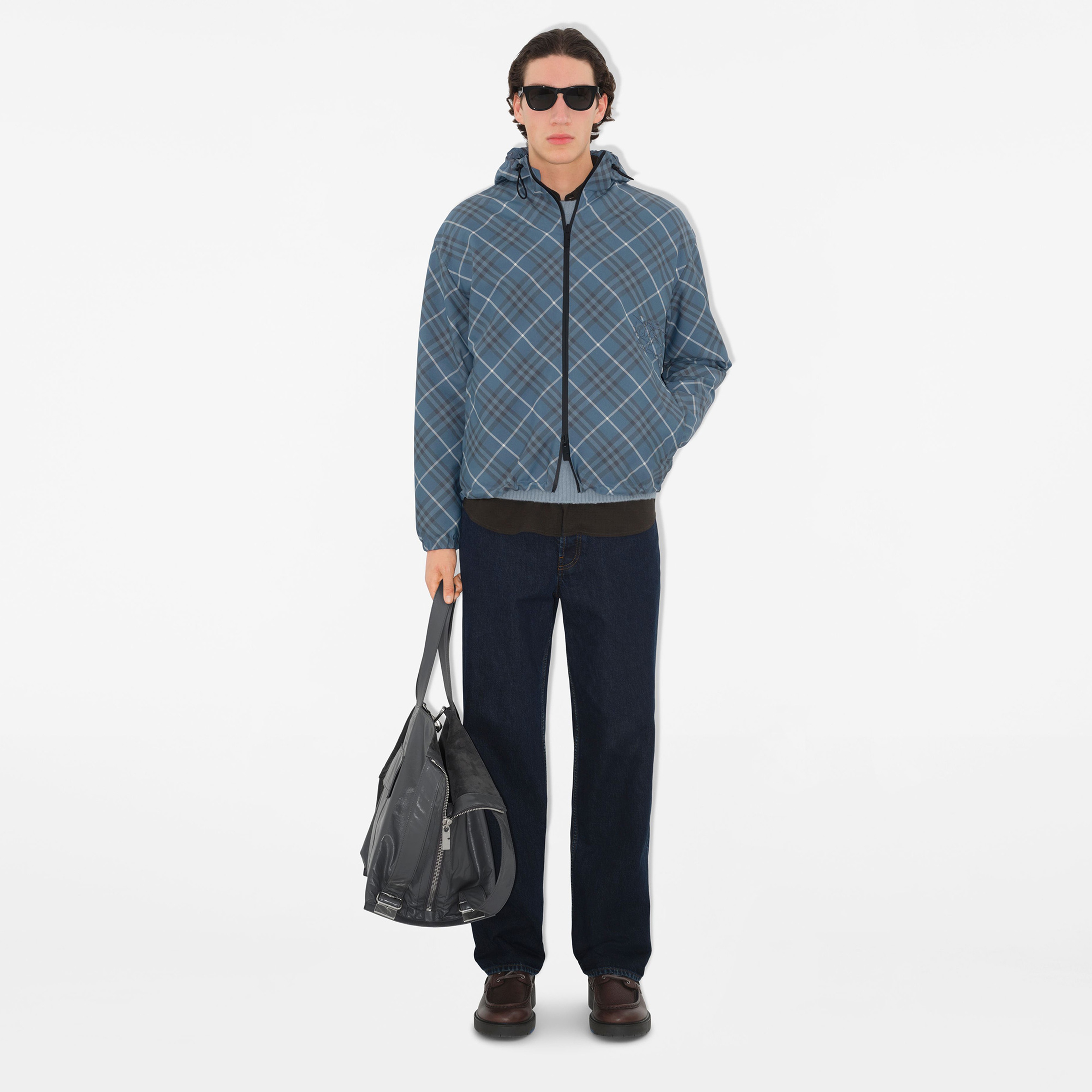 Burberry Tec Reversible Erkek Mavi Mont