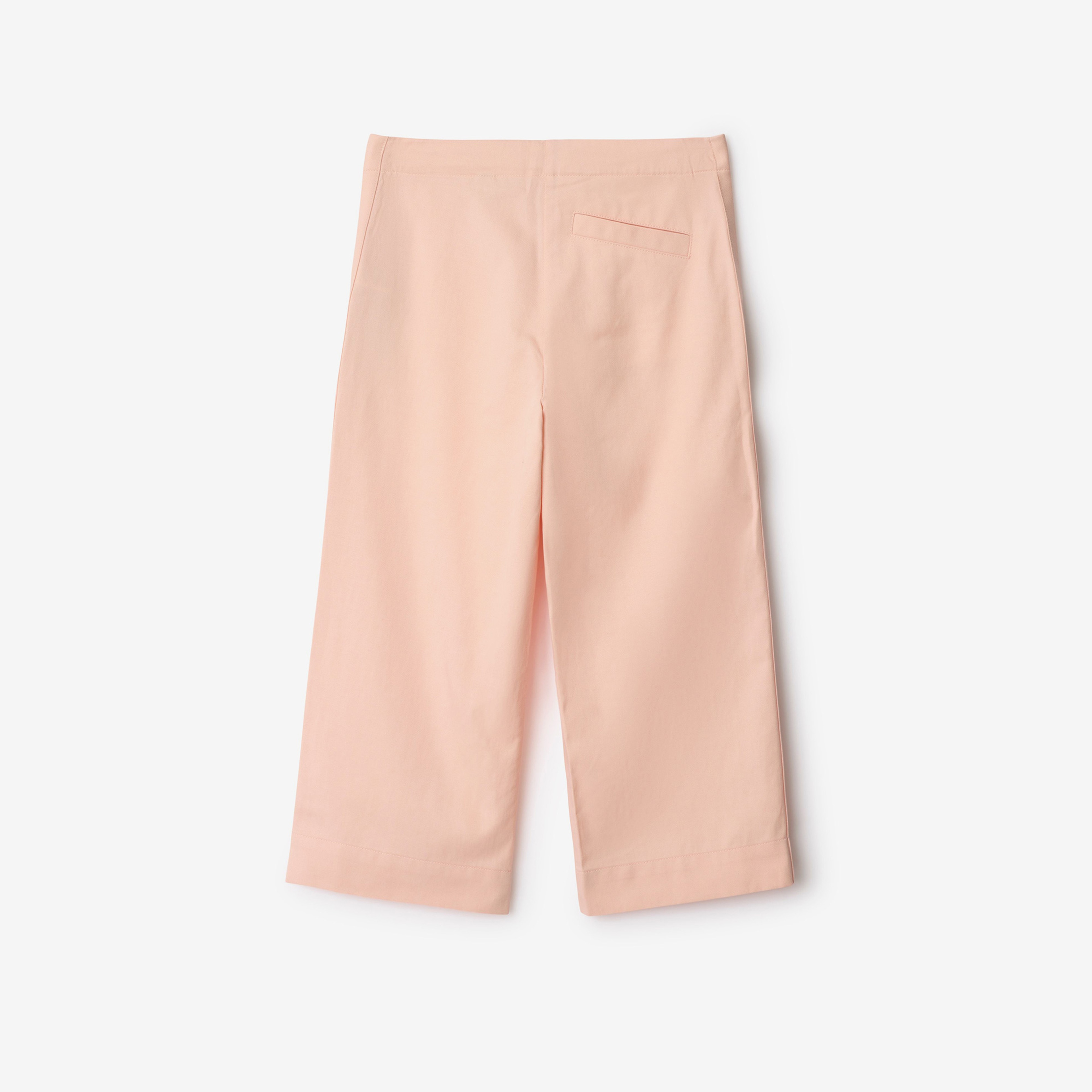 Burberry Orla Block Cotton Blend Çocuk Pembe Pantolon