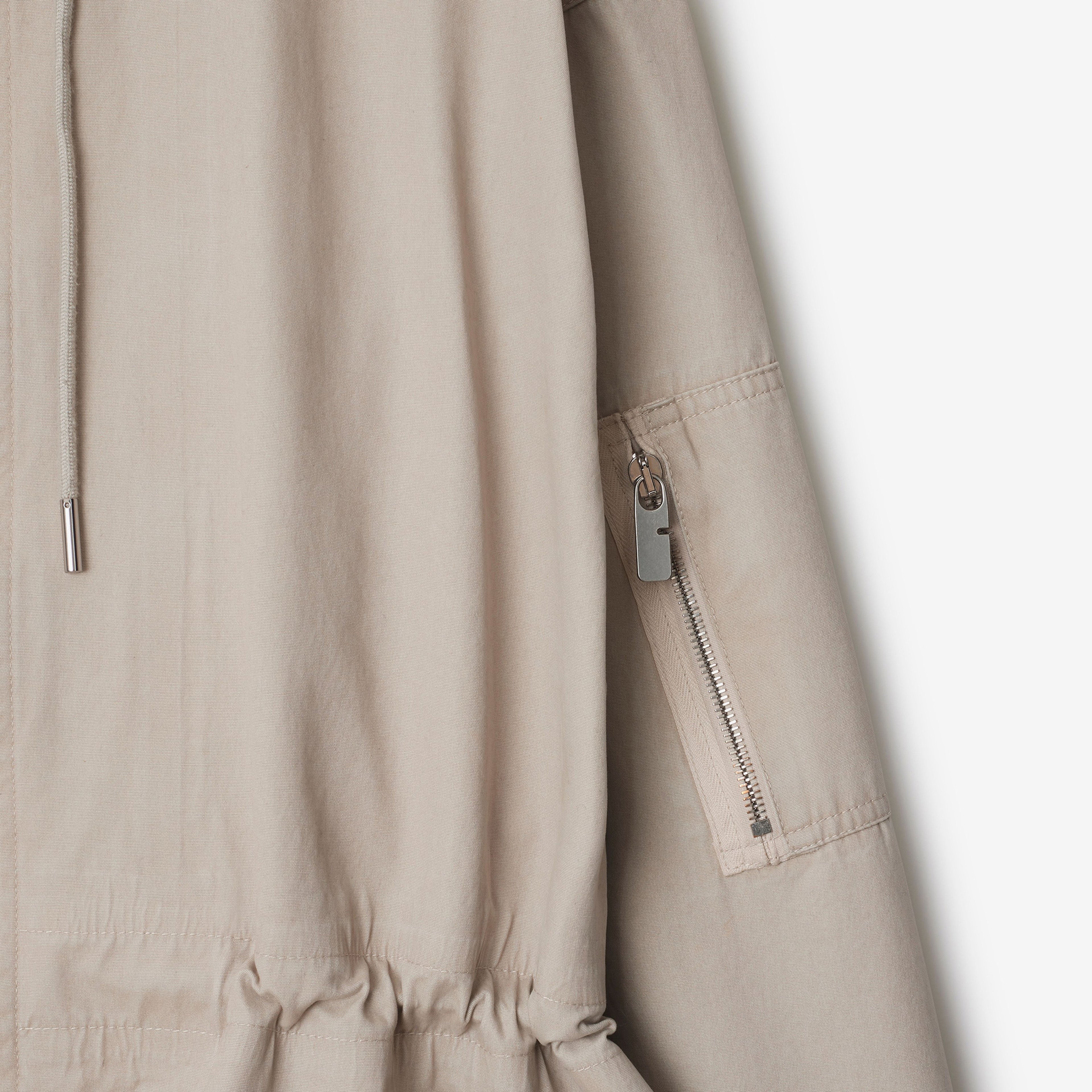 Burberry Tec Bonded Cotton Erkek Krem Mont