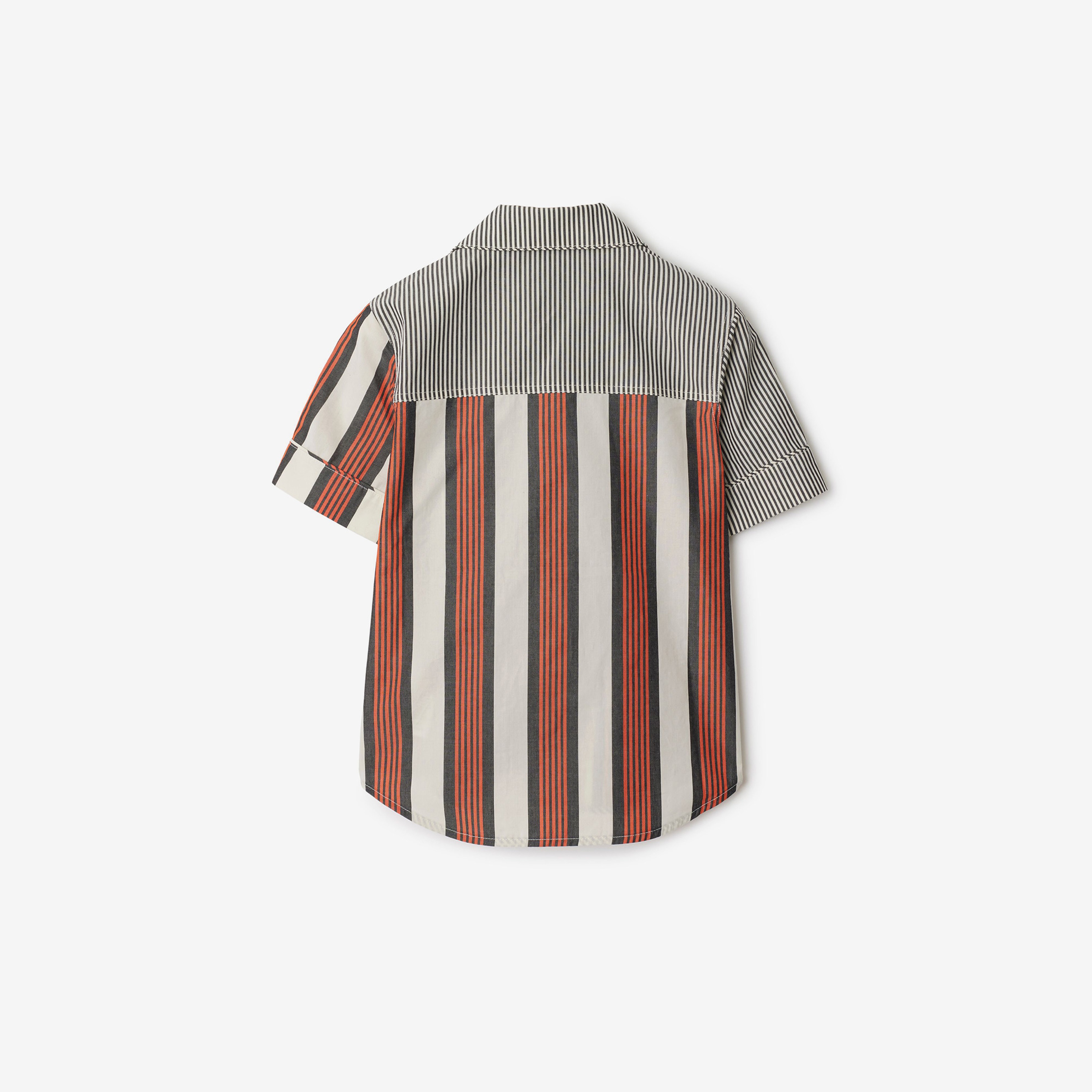 Burberry Xanadu Striped Cotton Çocuk Renkli Gömlek