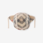 Burberry Turner Fleece Trapper Çocuk Bej Şapka