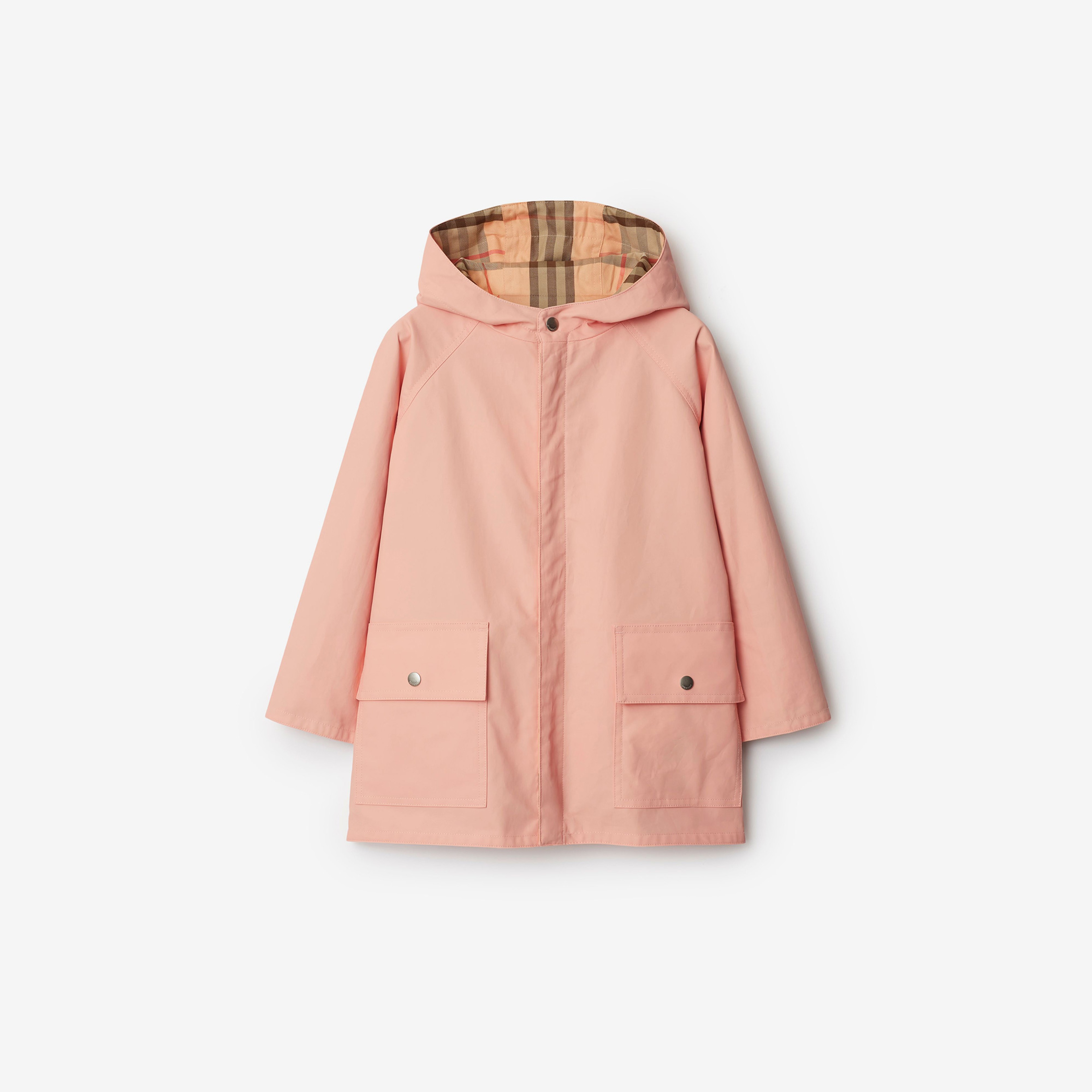 Burberry Emile Reversible Cotton Çocuk Pembe Mont
