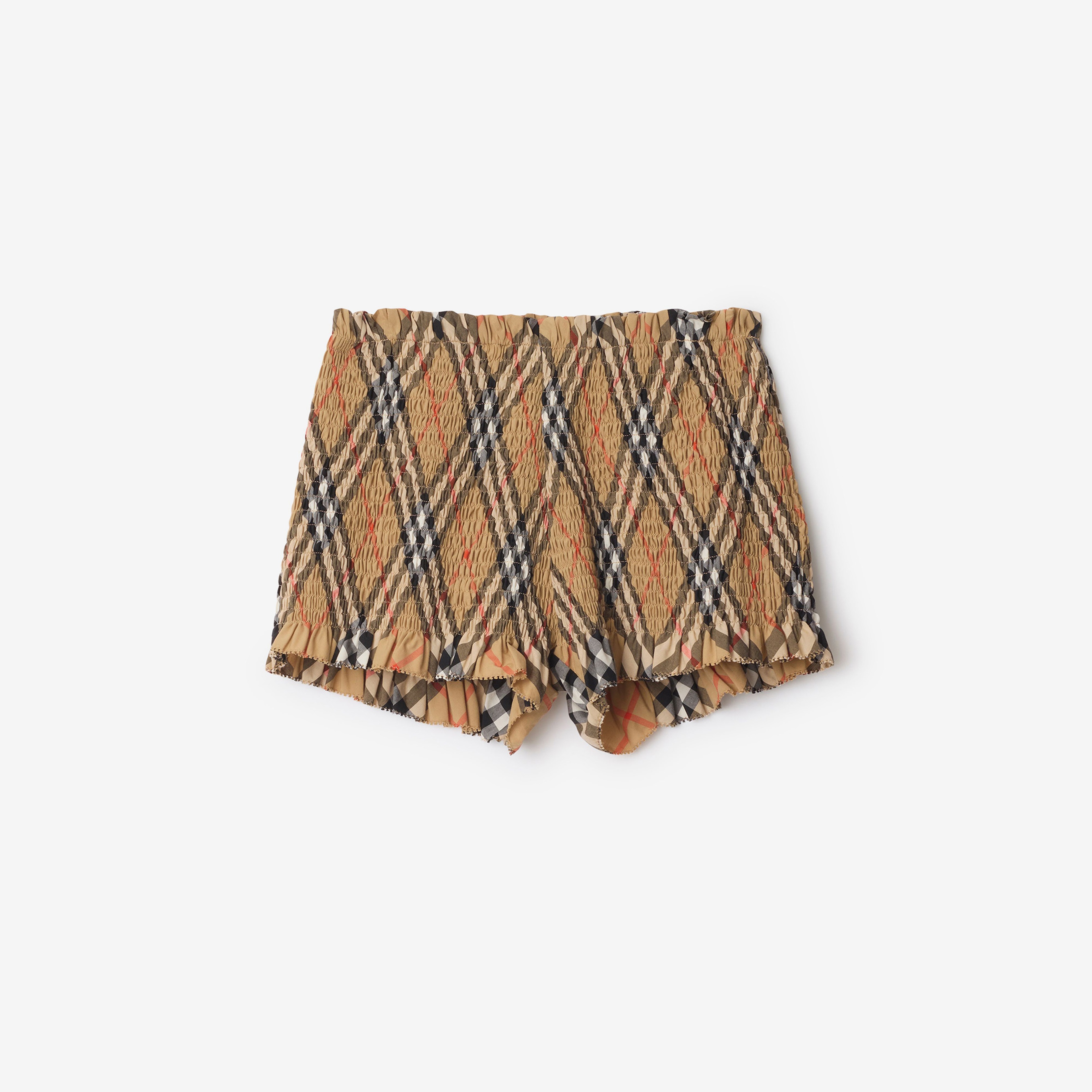 Burberry Remy Cotton Çocuk Bej Şort