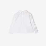 Burberry Cora Cotton Çocuk Beyaz Gömlek