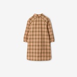 Burberry Elodie Cotton Çocuk Pembe Elbise