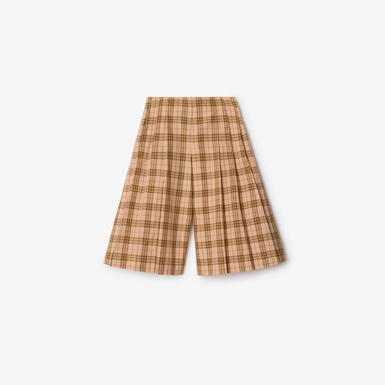 Burberry Dalia Cotton Culottes Çocuk Pembe Pantolon