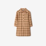 Burberry Elodie Cotton Çocuk Pembe Elbise