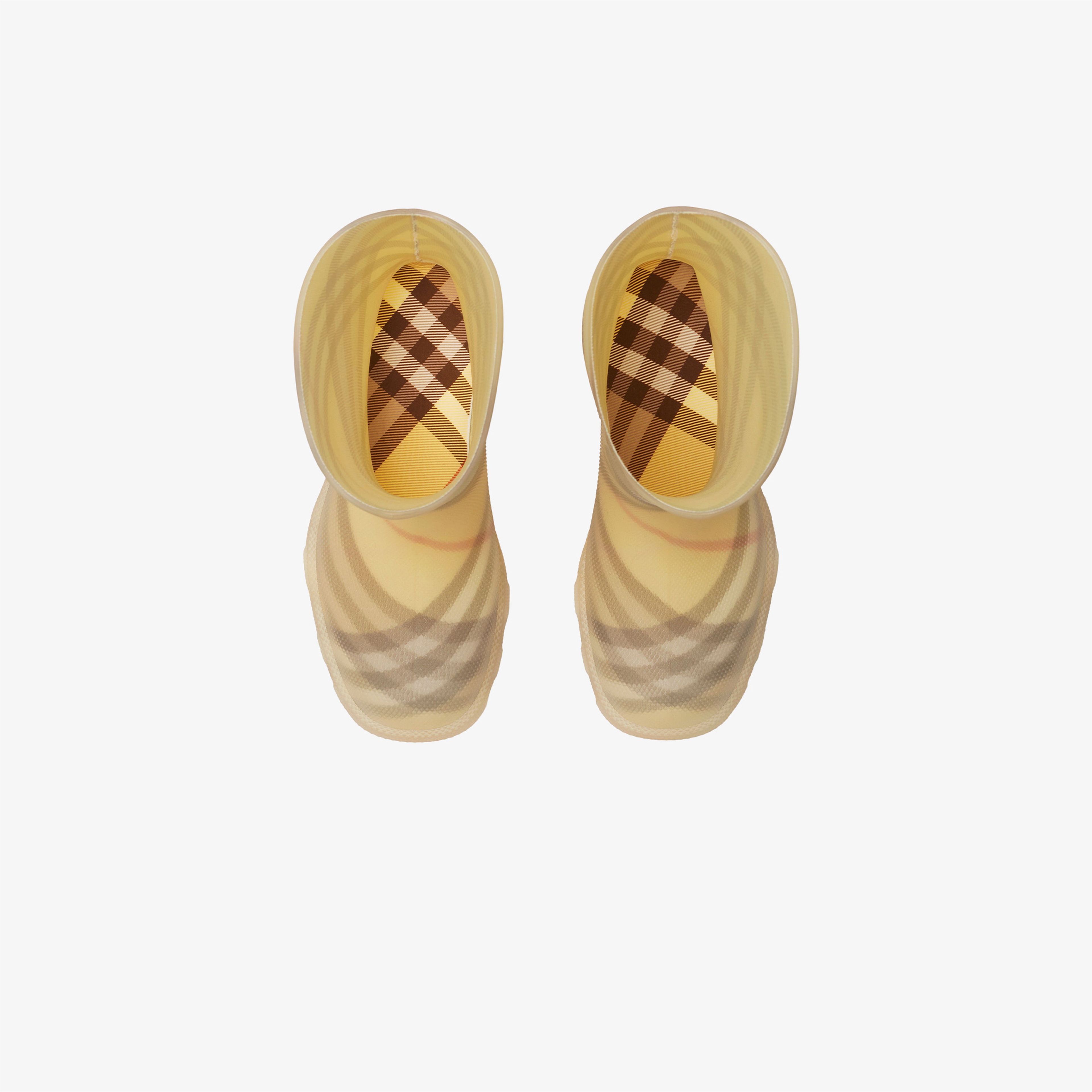 Burberry Marsh High Rubber Çocuk Sarı Bot