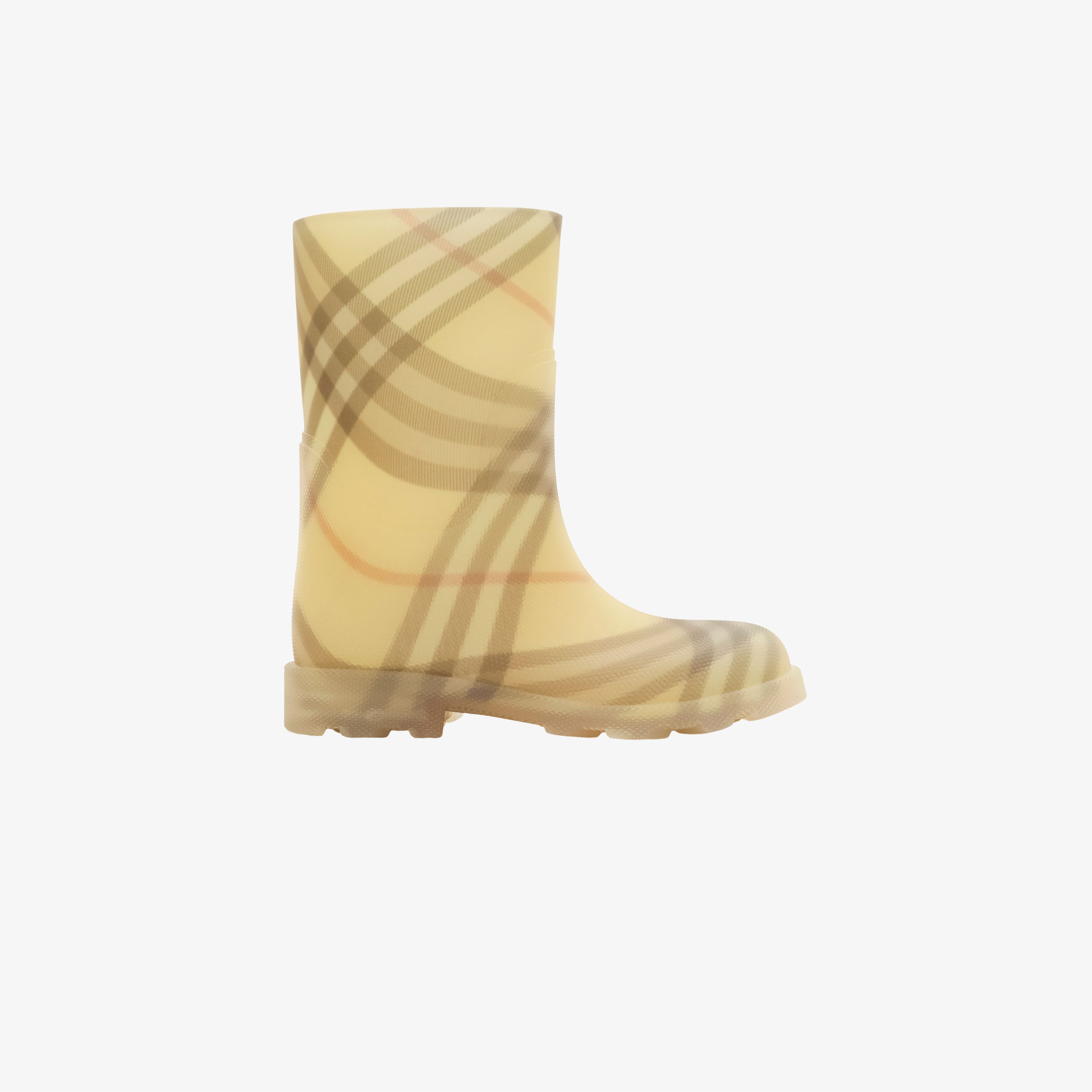 Burberry Marsh High Rubber Çocuk Sarı Bot