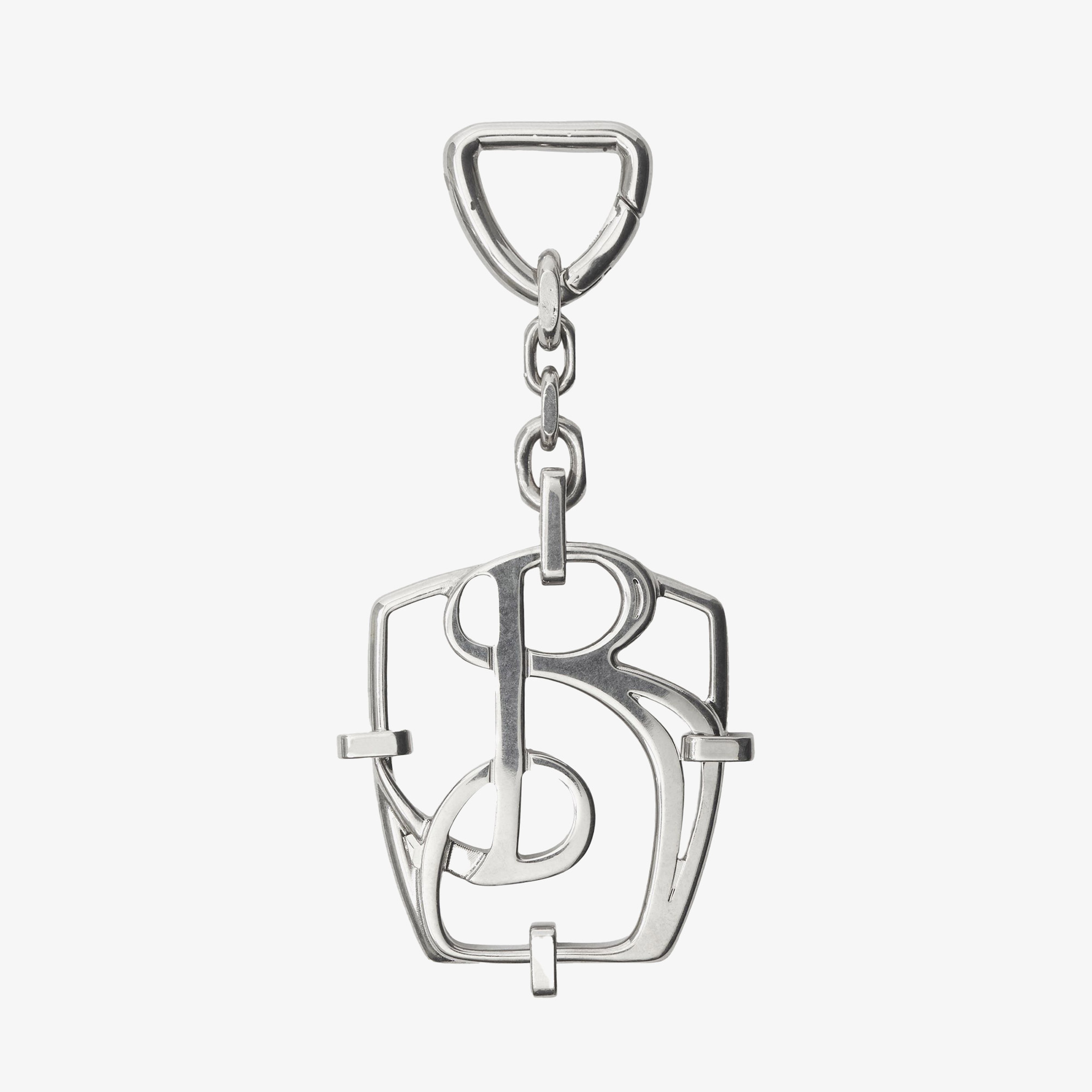 Burberry Shield Charm Kadın Gümüş Anahtarlık