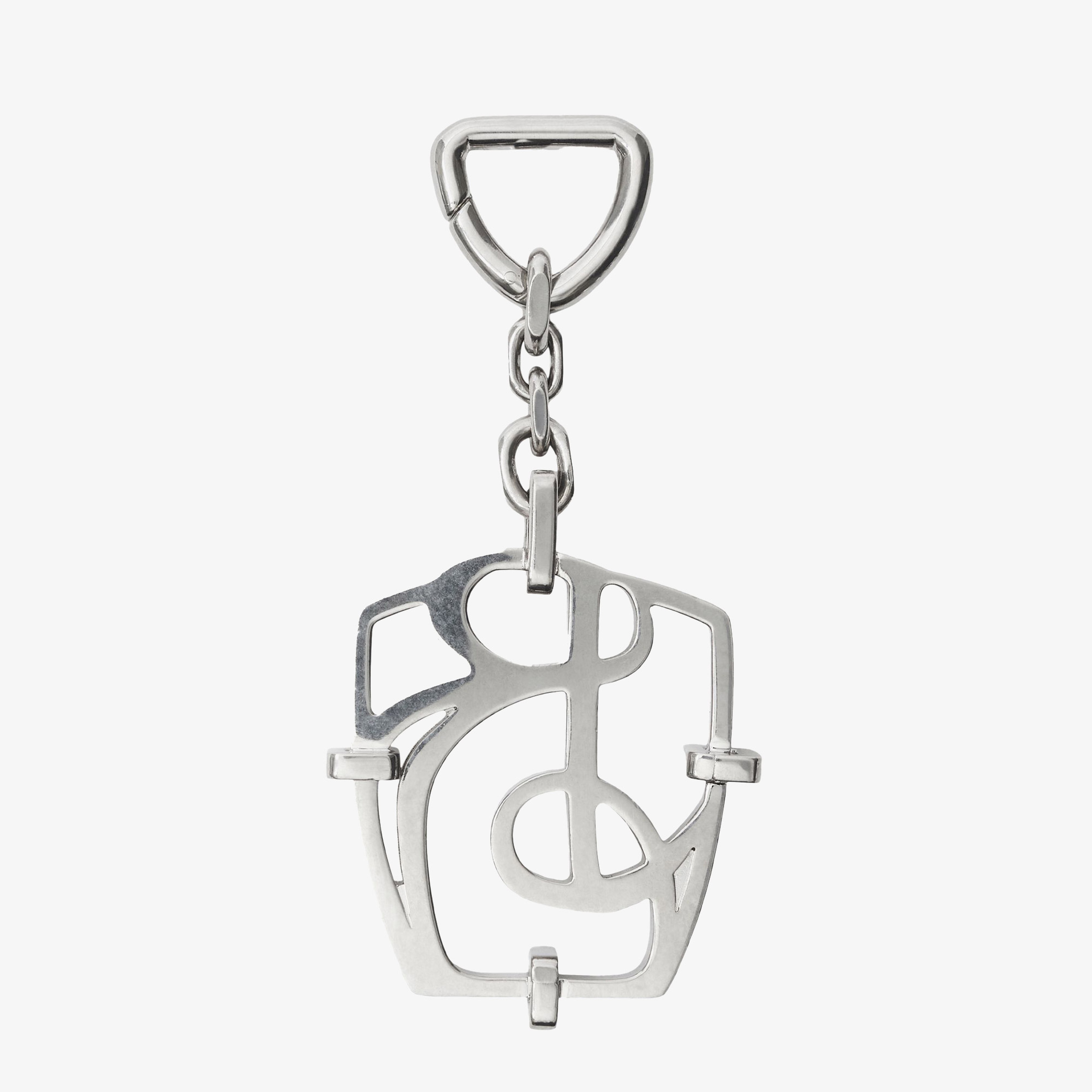 Burberry Shield Charm Kadın Gümüş Anahtarlık