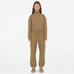 Burberry Ped Cotton Jogging Kadın Bej Pantolon