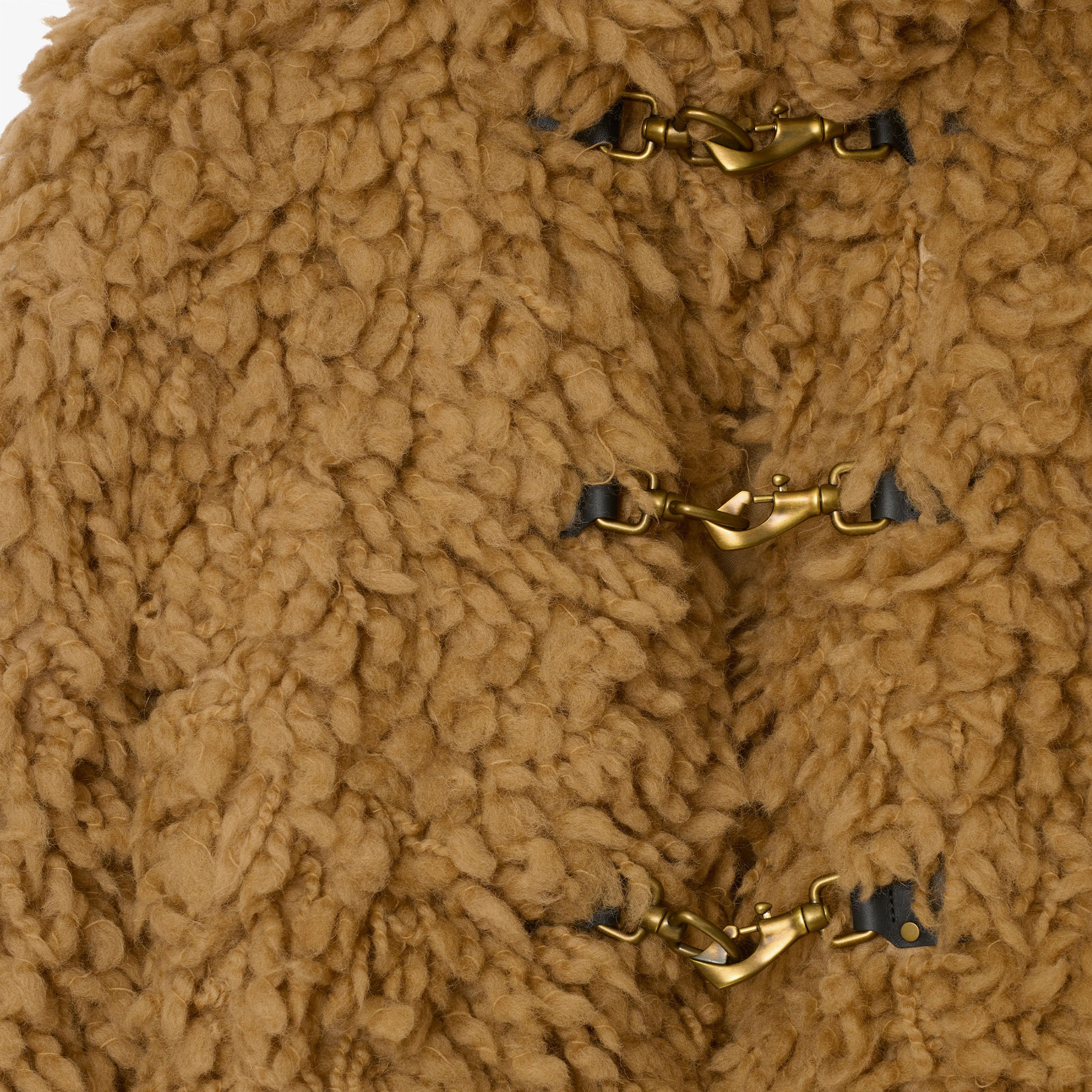 Burberry Giu Cropped Wool Blend Fringe Kadın Bej Mont