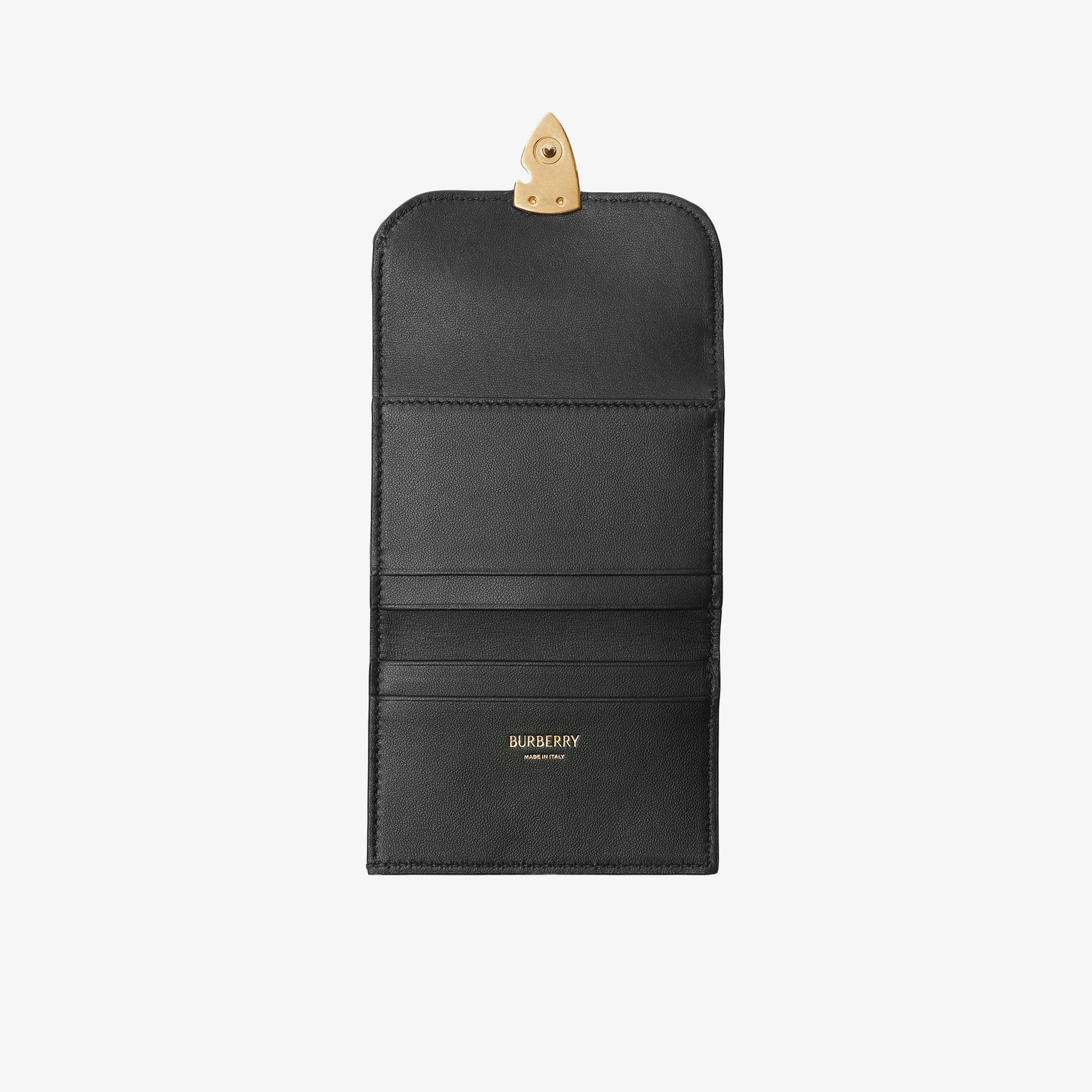 Burberry Compact Lgl Shield Kadın Siyah Cüzdan