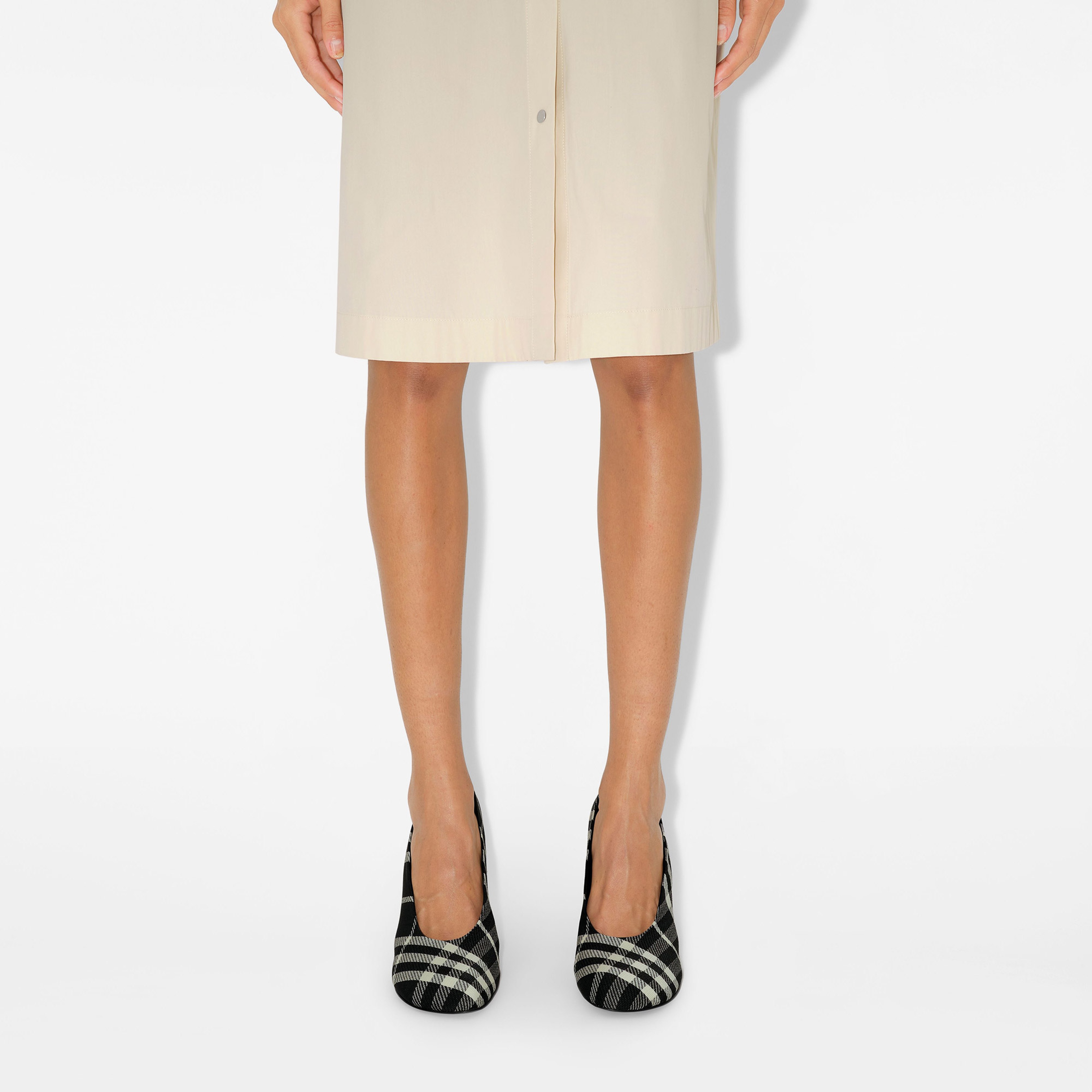 Burberry Check Baby High Kadın Siyah Ayakkabı